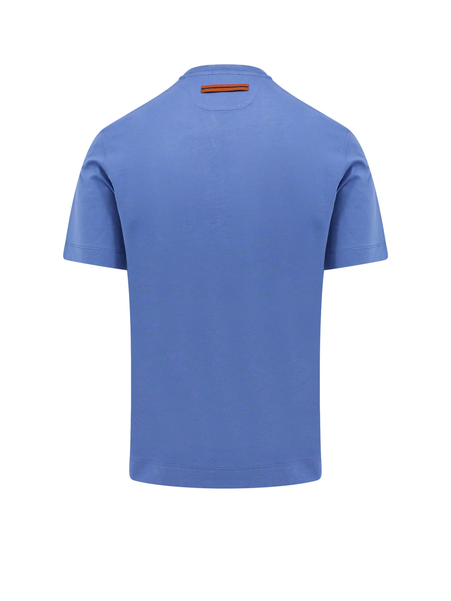 Shop Zegna T-shirt In Blue