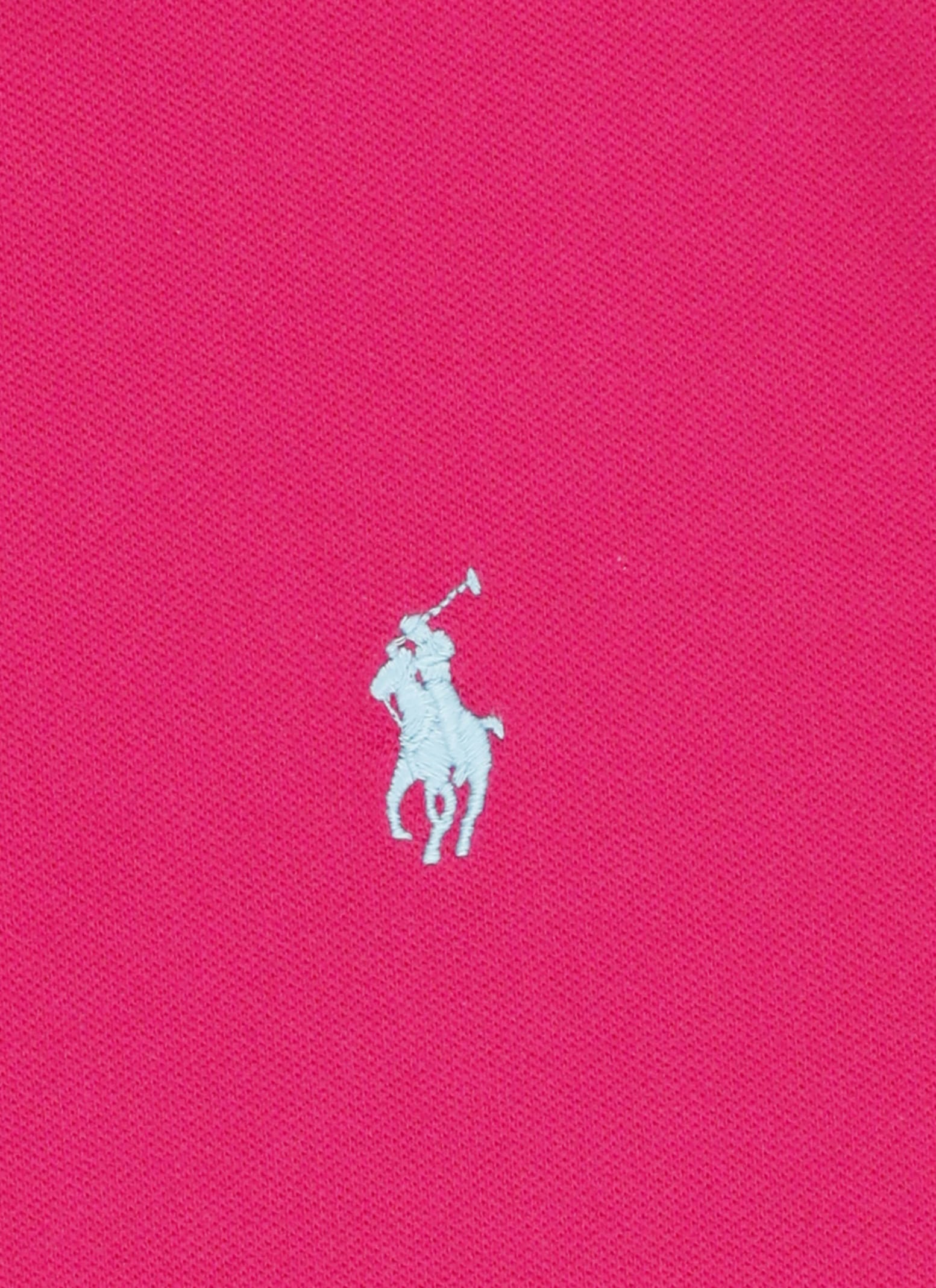 Shop Ralph Lauren Pony Polo Shirt In Fuchsia