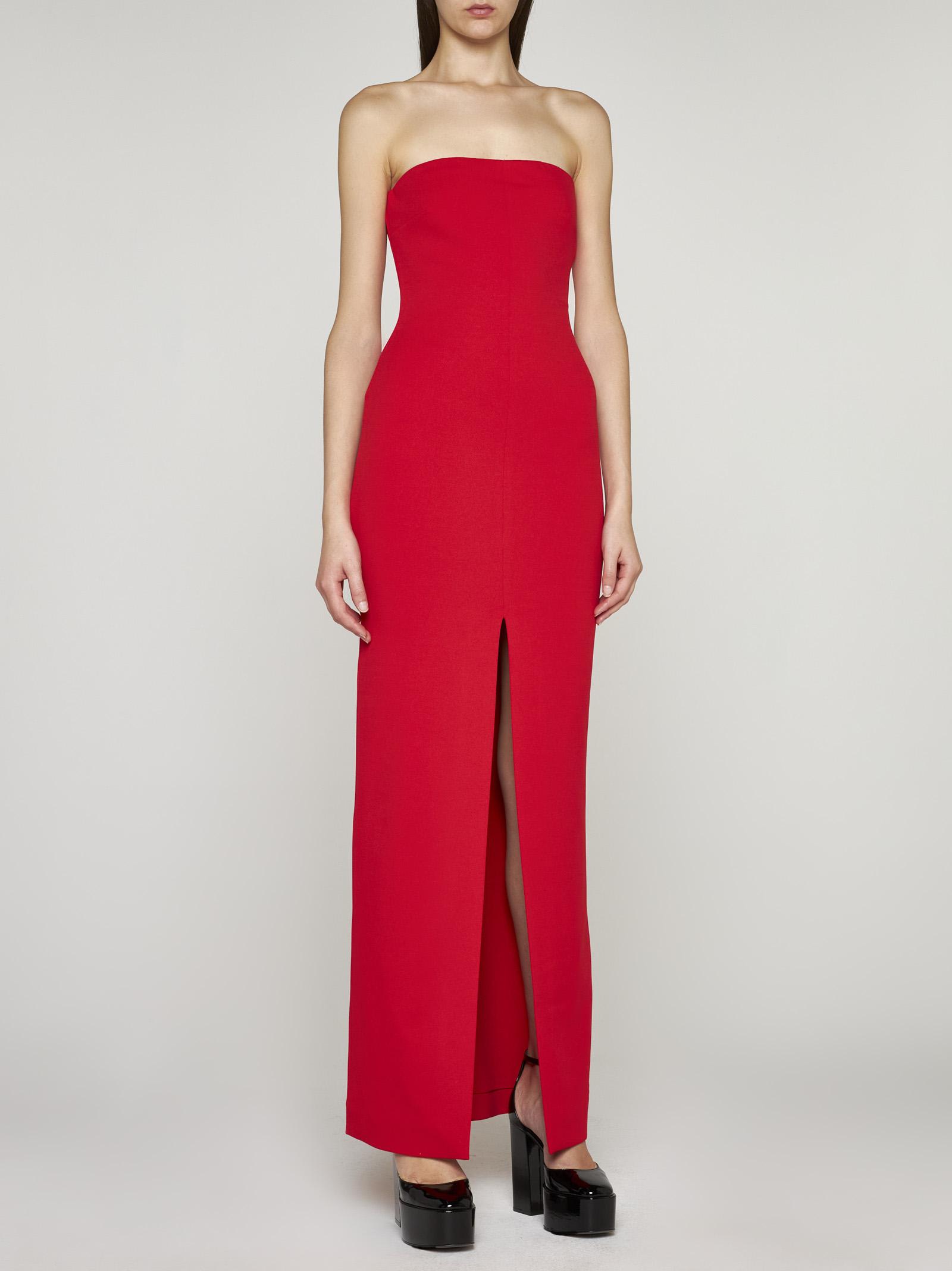 Shop Solace London Bysha Maxi Dress In Red