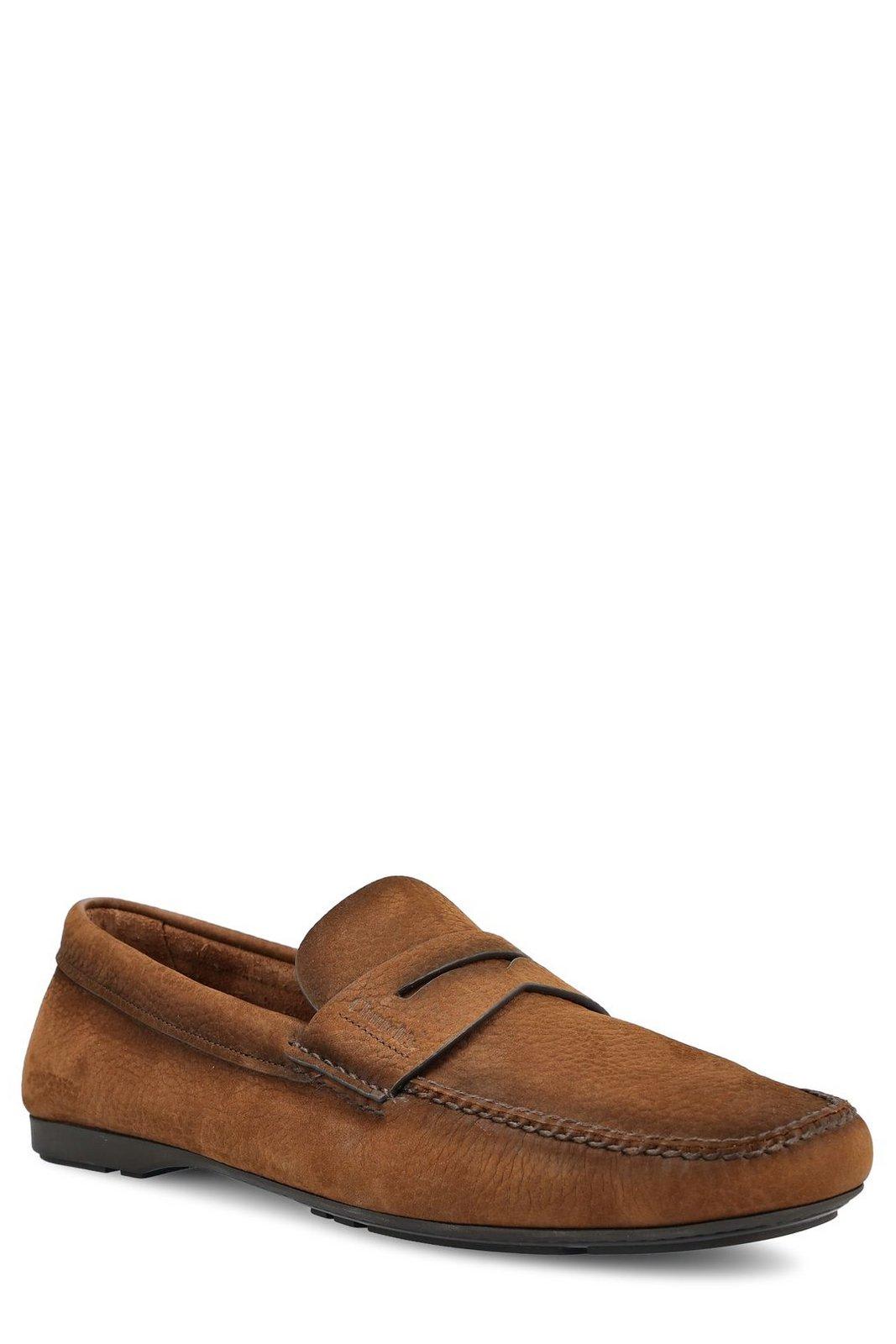 Shop Church's Round-toe Slip-on Loafers In Axo Burnt
