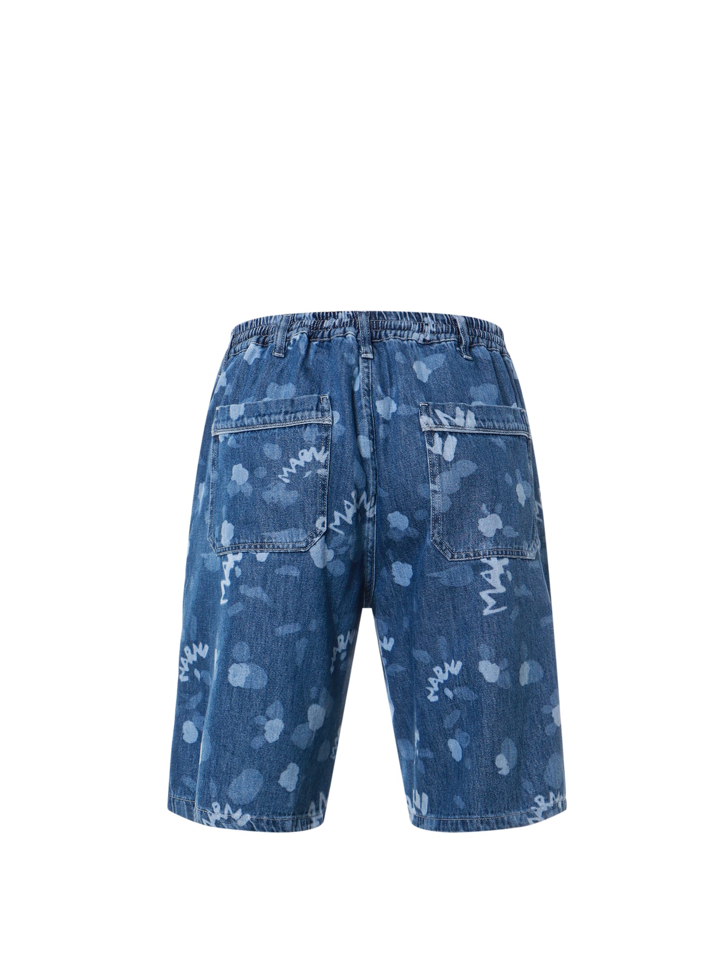 Shop Marni Bermuda Shorts In Blue