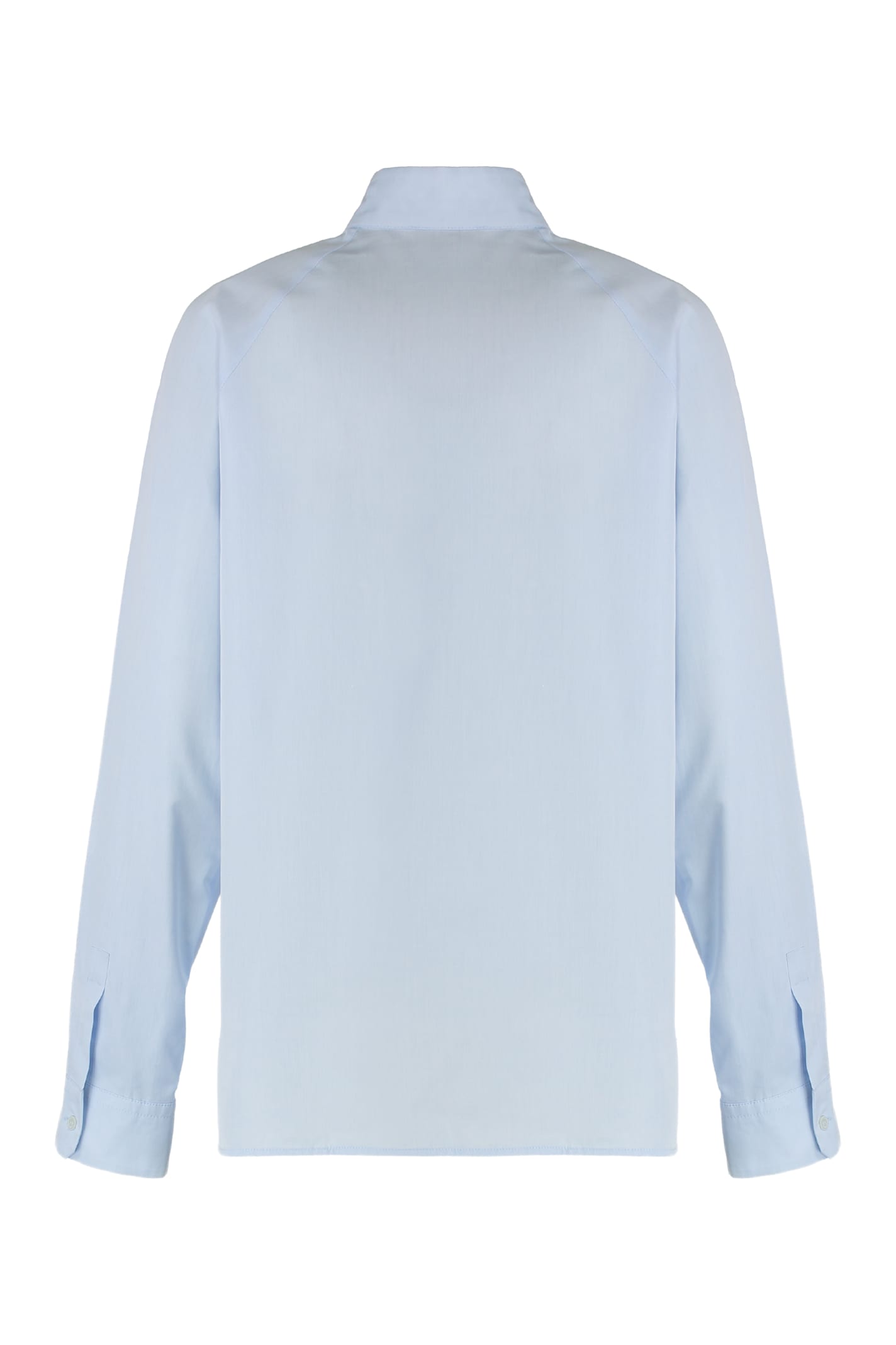 Weekend Max Mara Shirt In Cotton Poplin In Blue