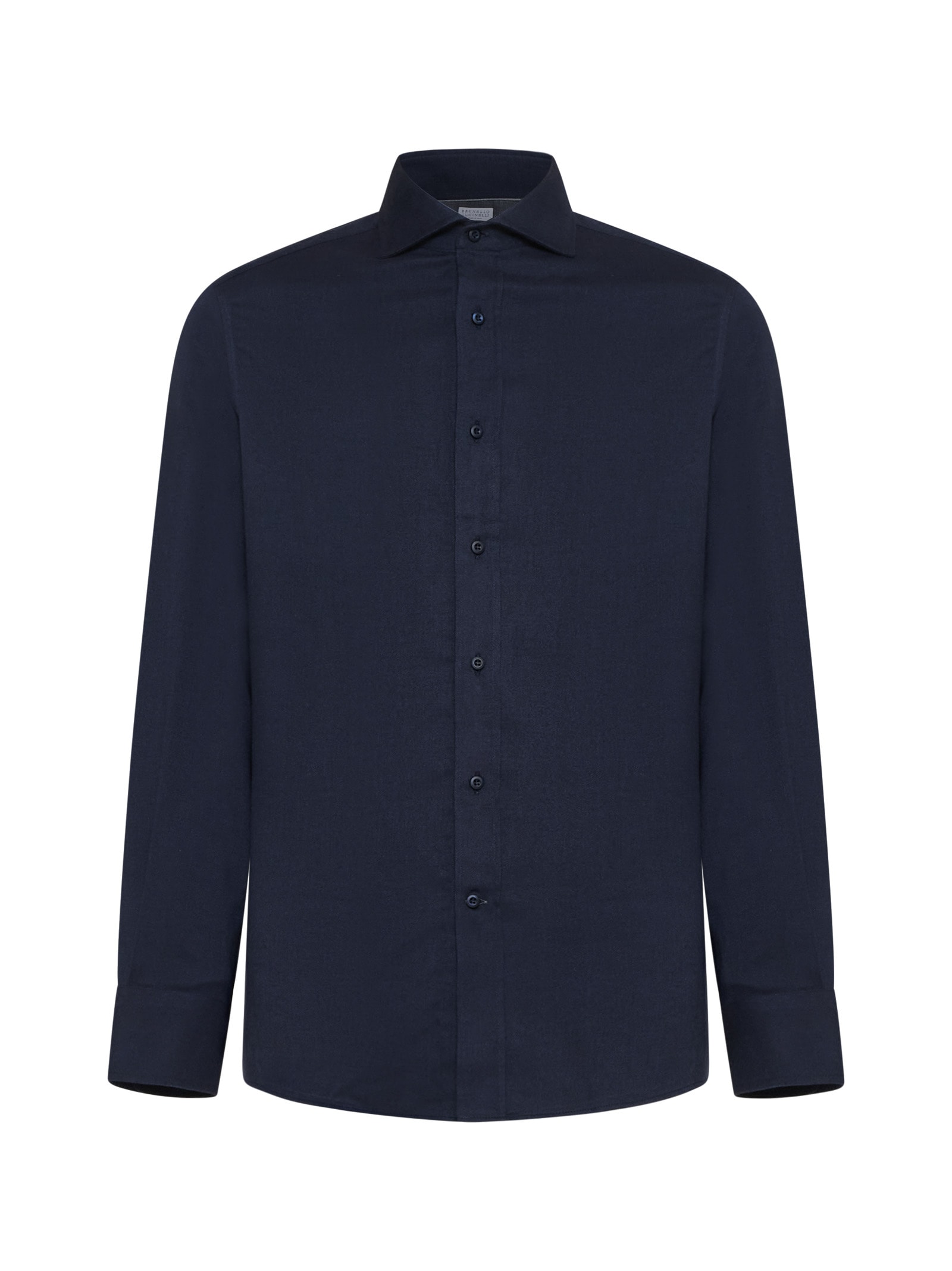 Shop Brunello Cucinelli Shirt In Blue