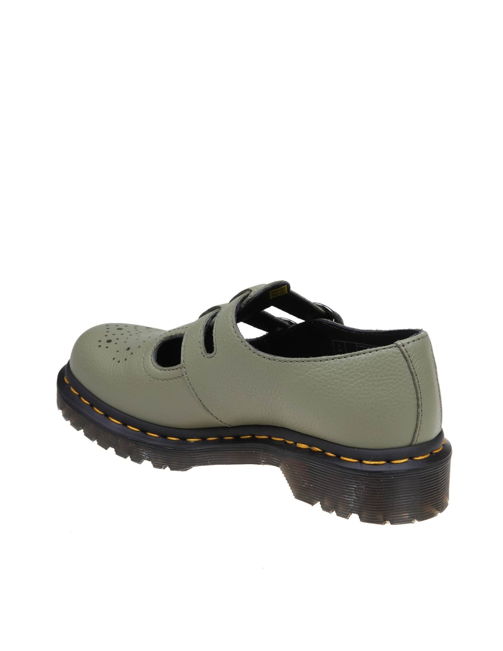 Shop Dr. Martens' 8065 Mary Jane Shoe In Olive Green Leather