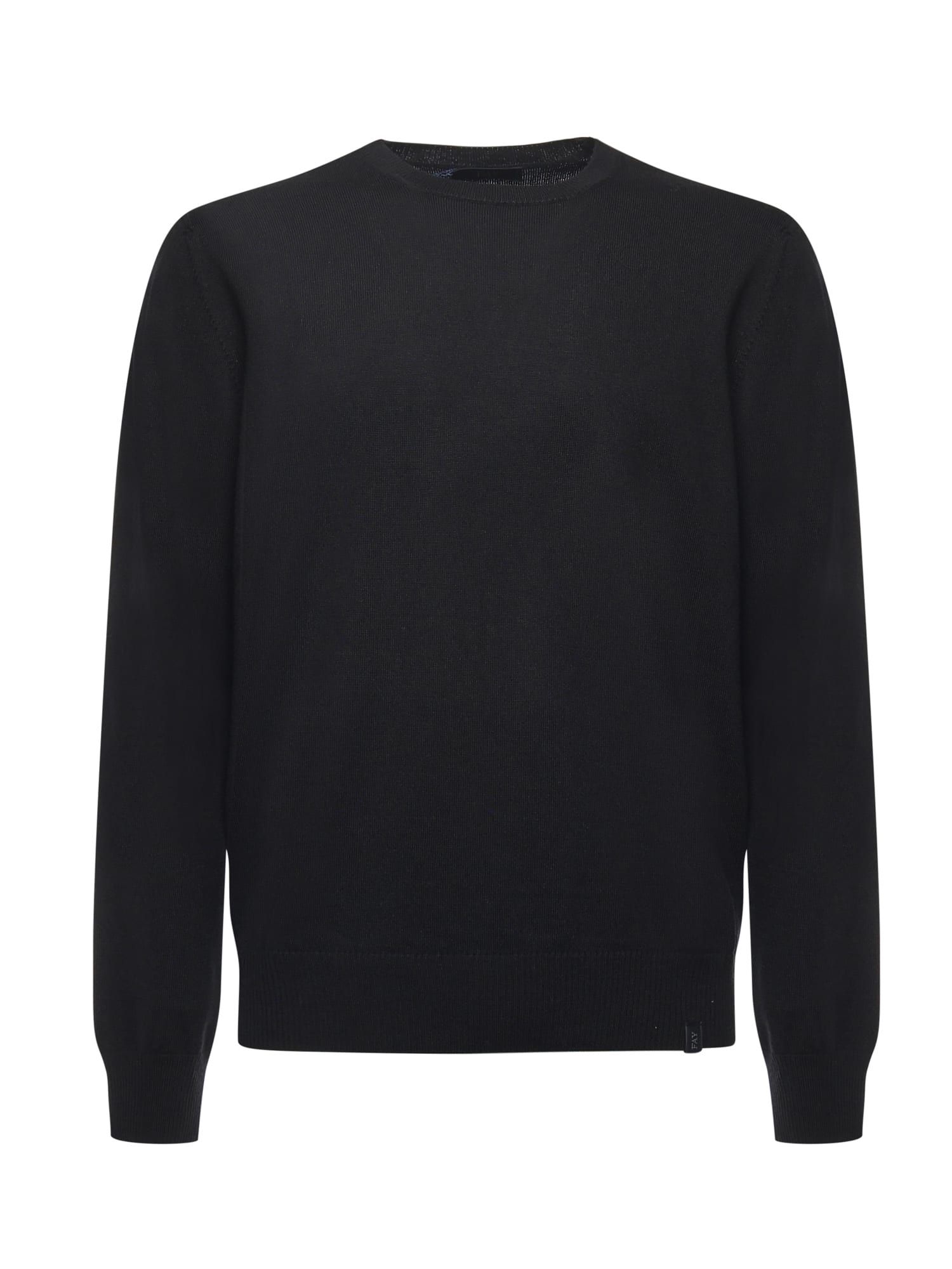 Fay Wool Sweater In Black