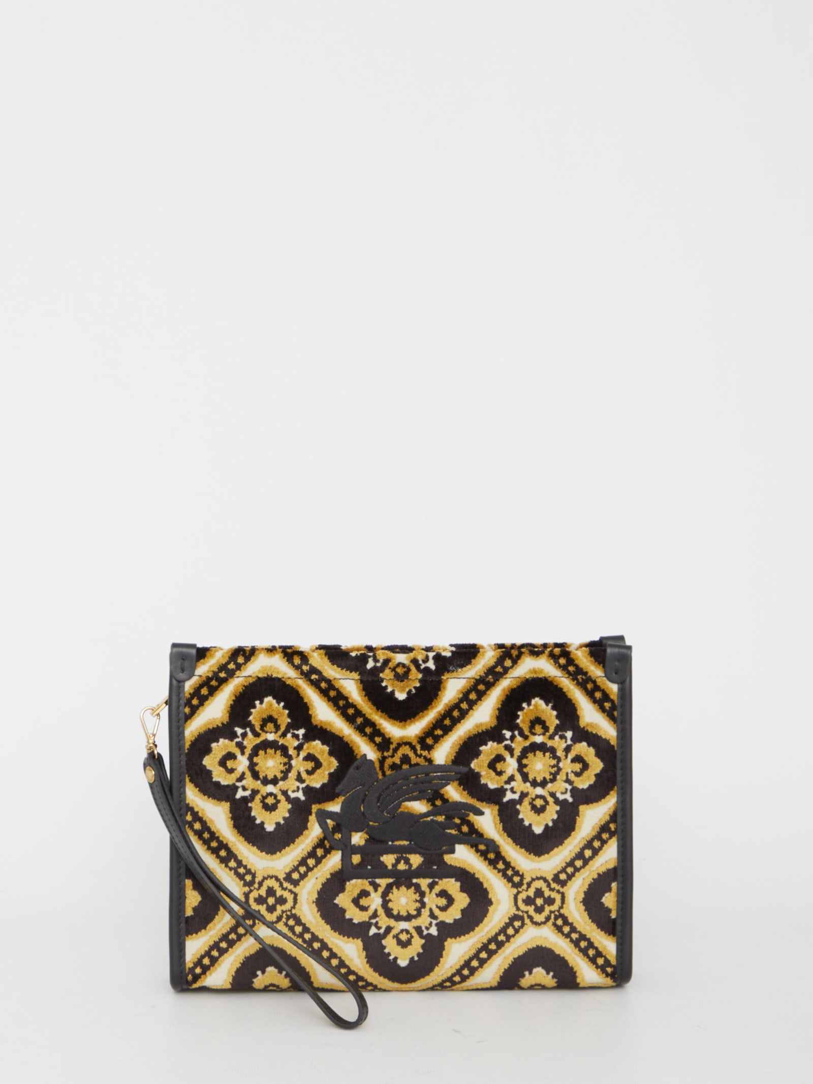 Shop Etro Love Trotter Pouch In Black