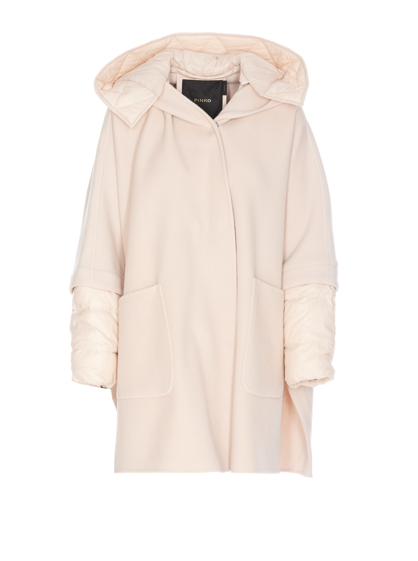 Shop Pinko Medaglia Cape In Beige