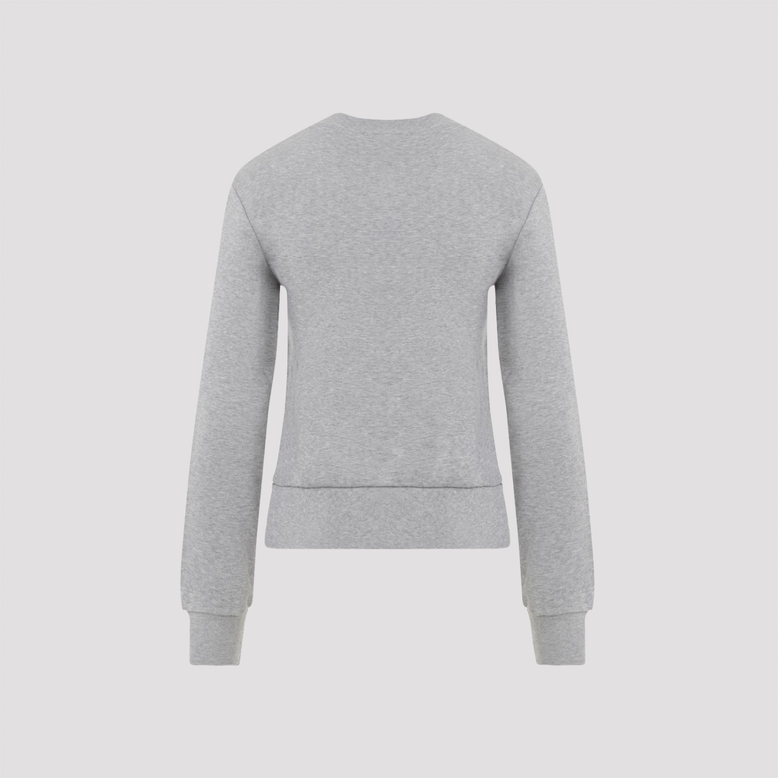 Shop Gucci Slim Sweatshirt In Grey Melange