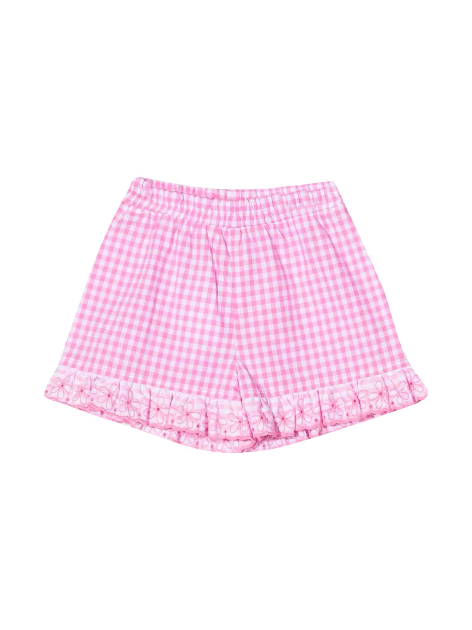 Monnalisa Pink Shorts Baby Girl