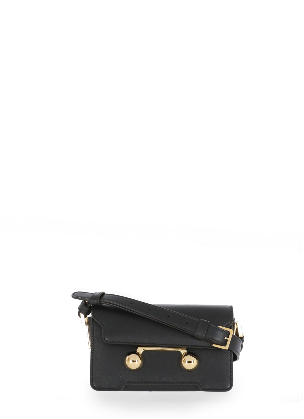 Shop Marni Trunkaroo Mini Bag In Black