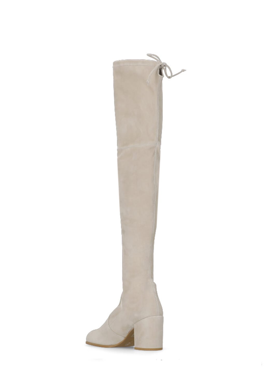 Shop Stuart Weitzman Tieland Boots In Beige