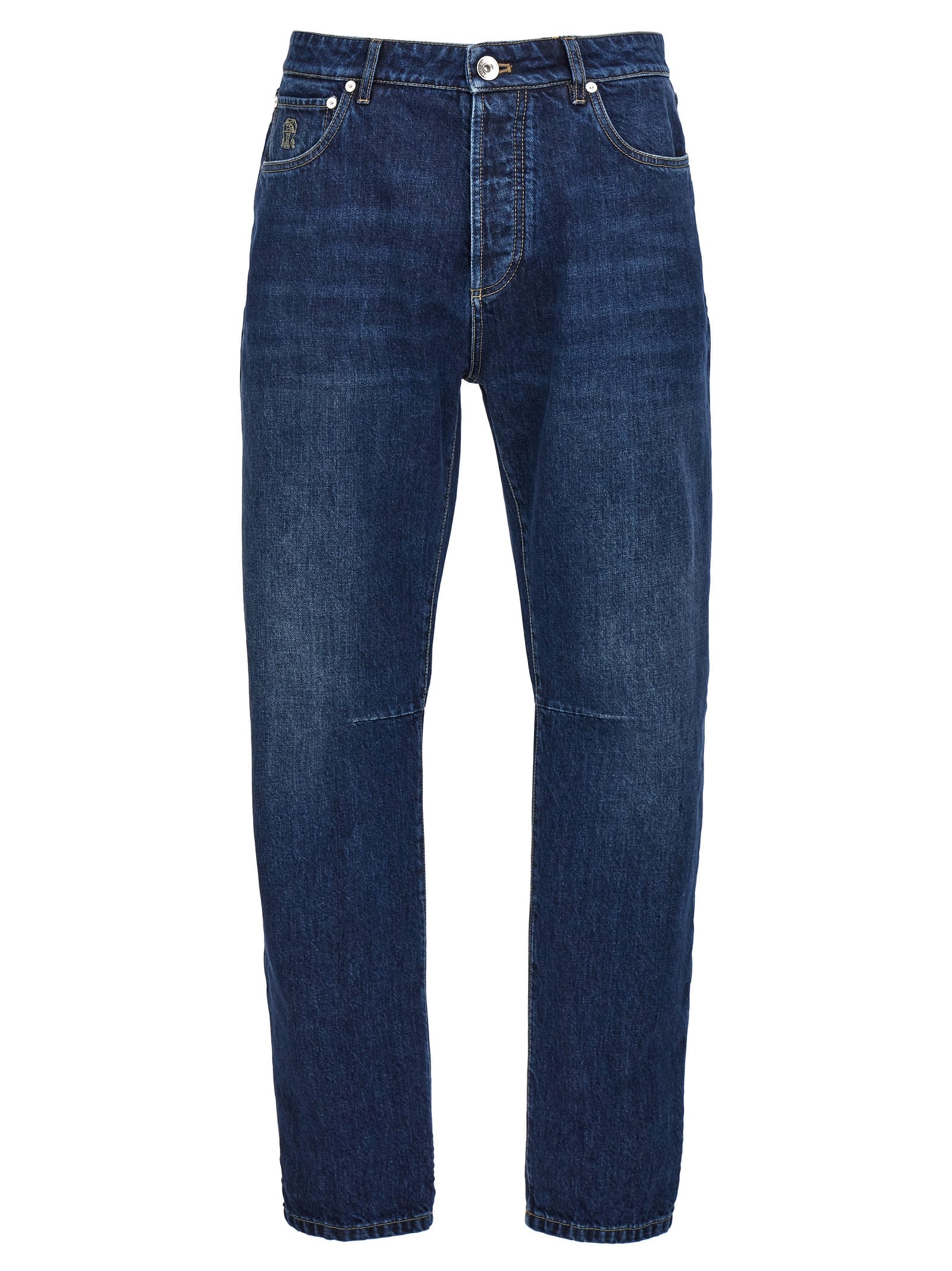 Shop Brunello Cucinelli Denim Jeans In Blue