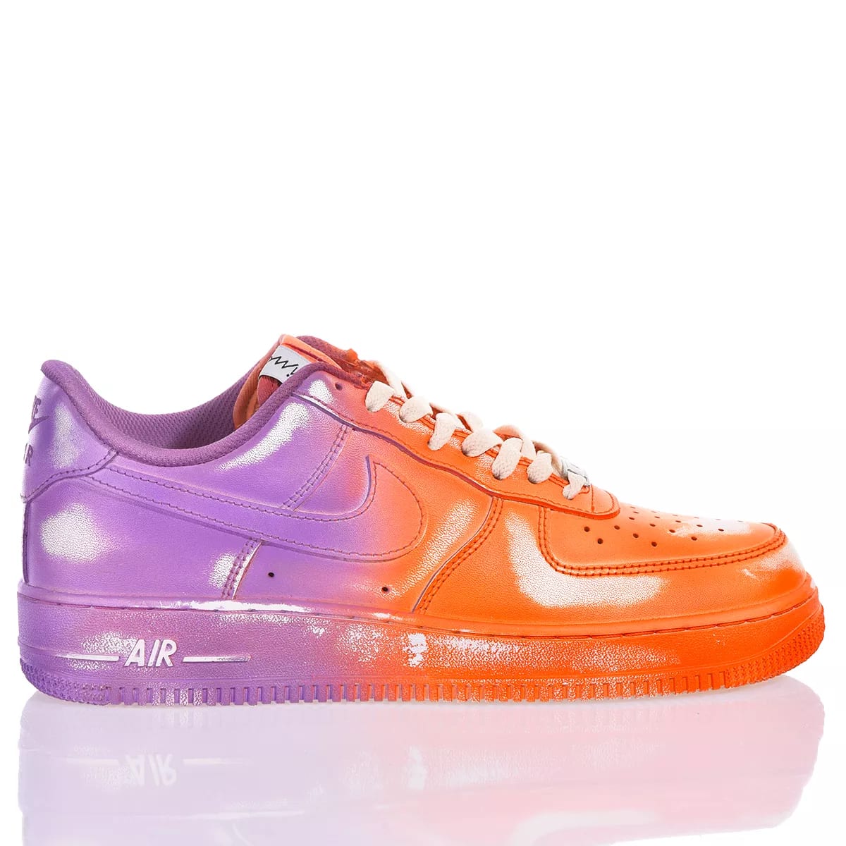 Shop Mimanera Nike Air Force 1 Orange Purple