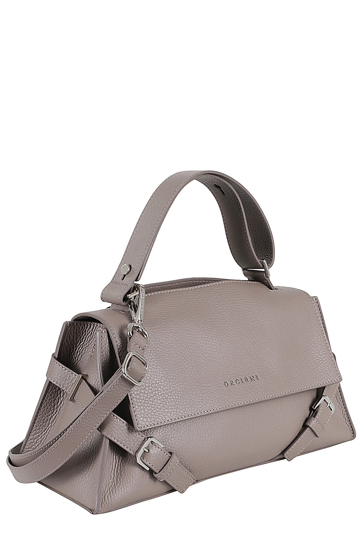 Shop Orciani Borsa Sveva Longuette Sense In Tau Taupe