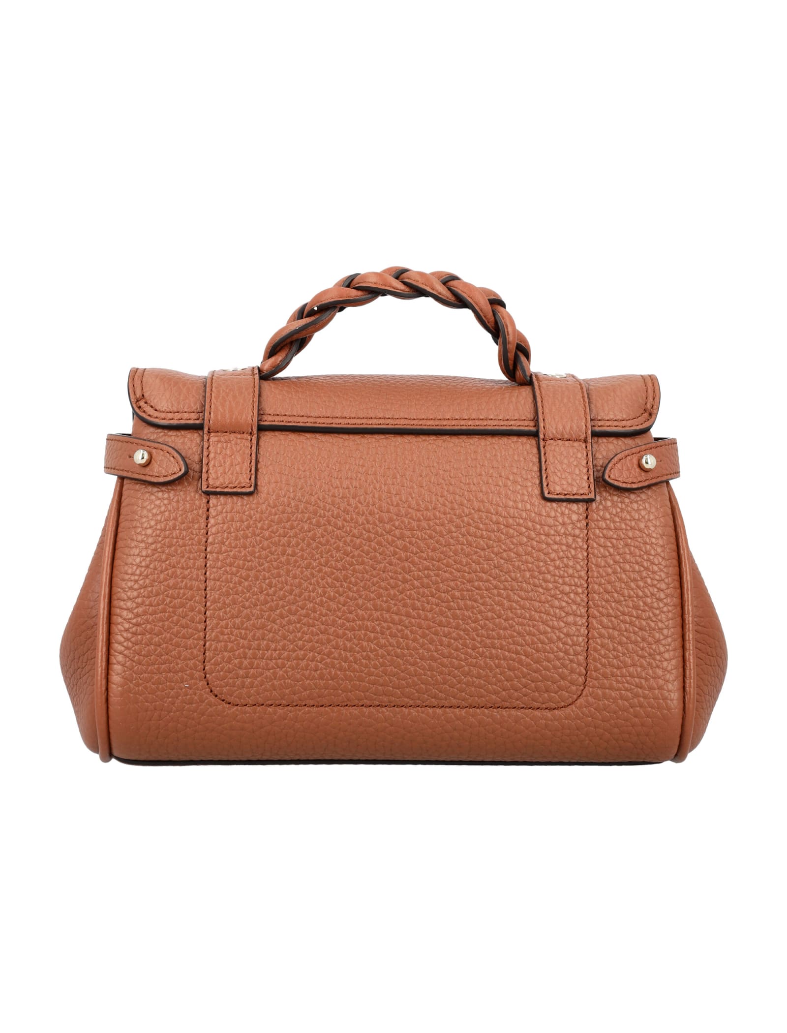 Shop Mulberry Mini Alexa Shoulder Bag In Chestnut