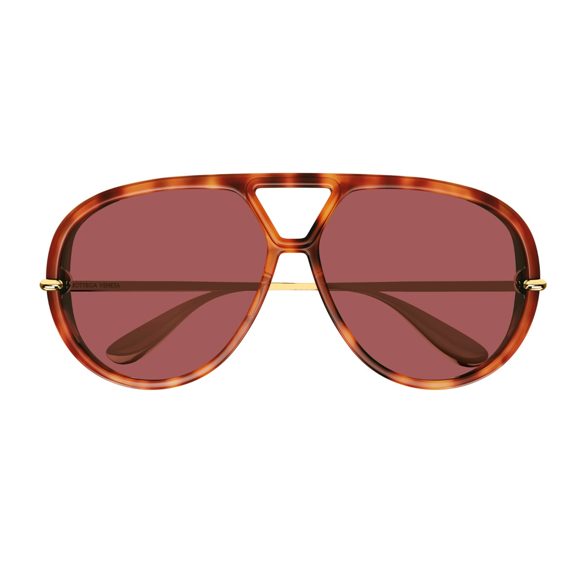 Bottega Veneta Bv1274s Linea Unapologetic 003 Havana Gold Brown Sunglasses