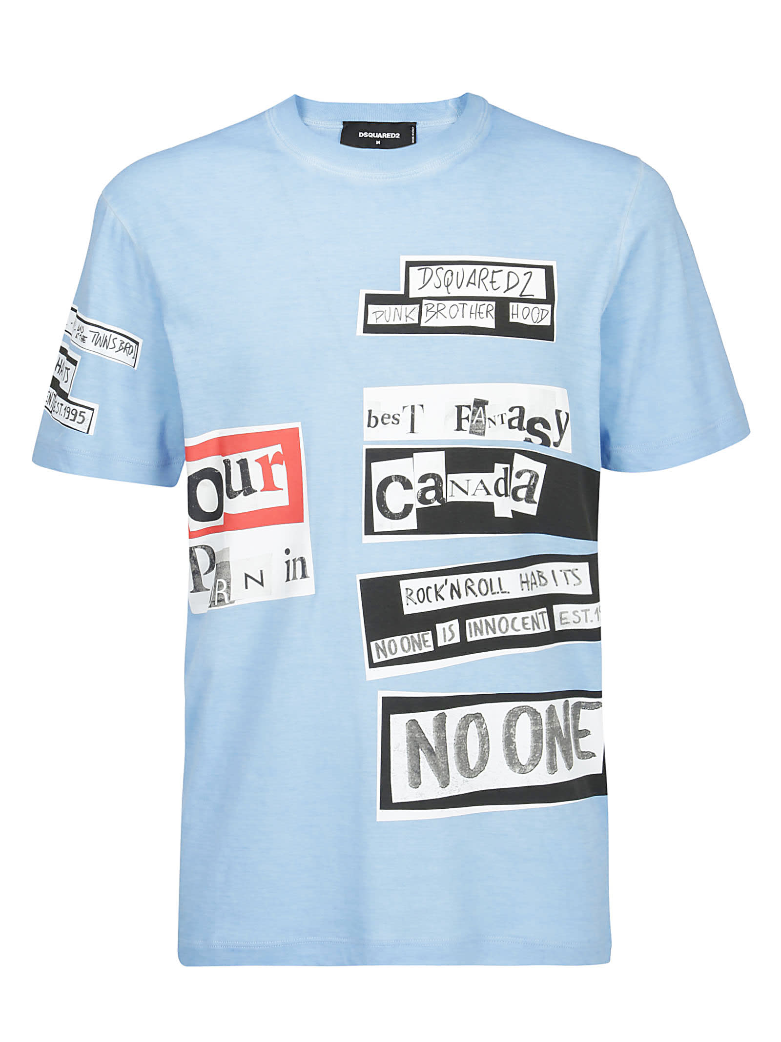Dsquared2 T-shirt In Light Blue | ModeSens
