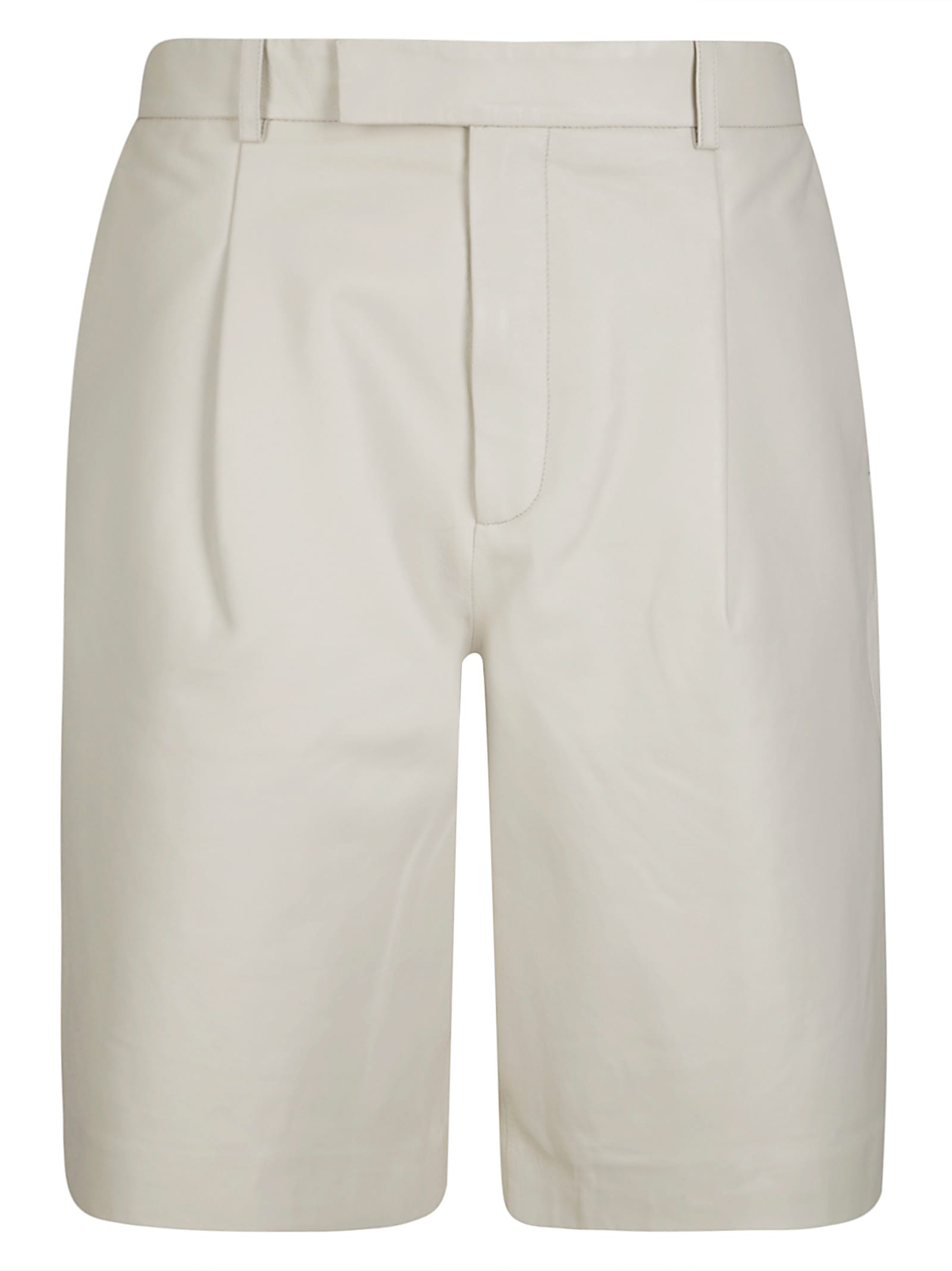 Róhe Leather Loose-fit Shorts