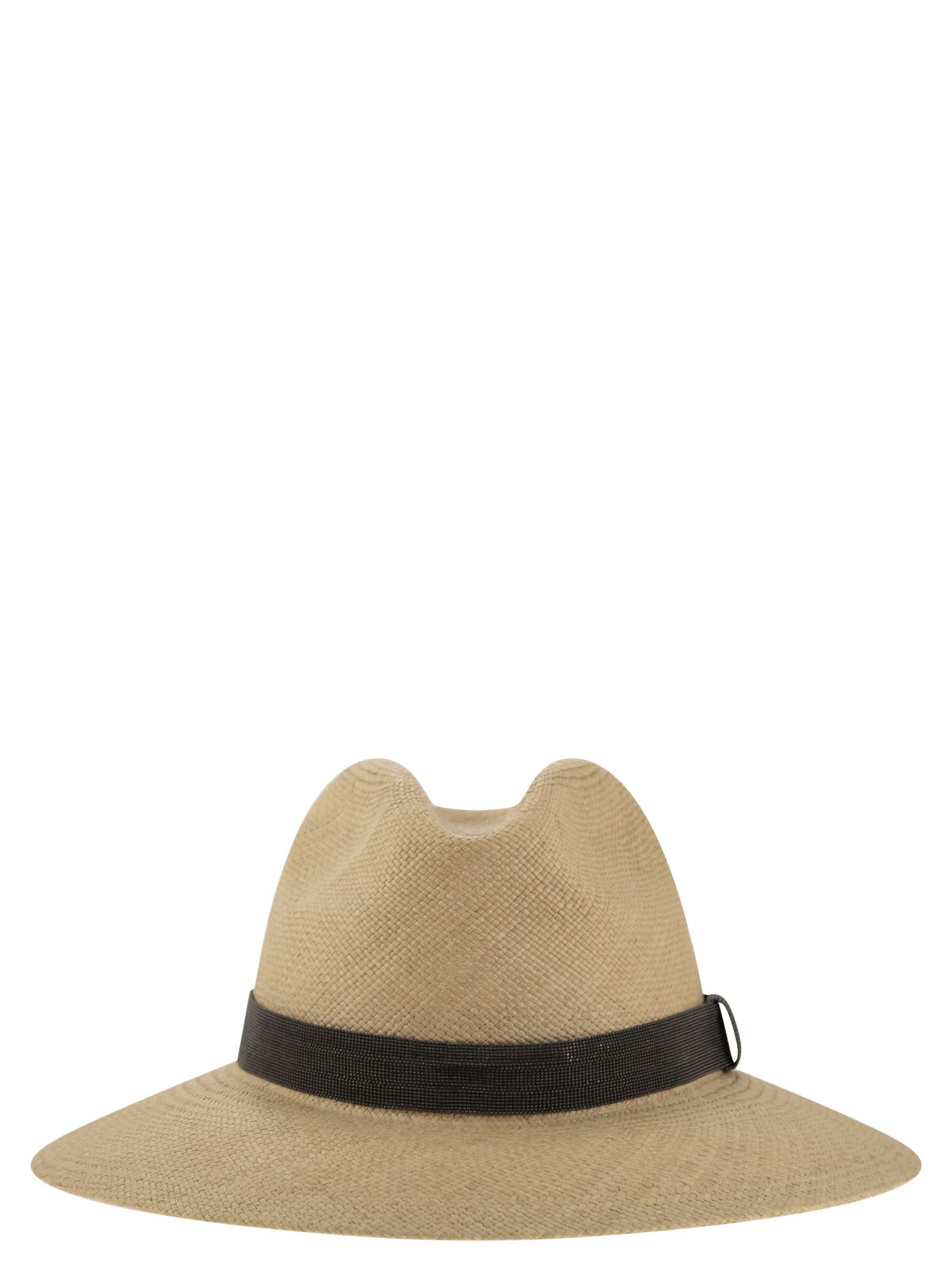 Straw Hat With Precious Band