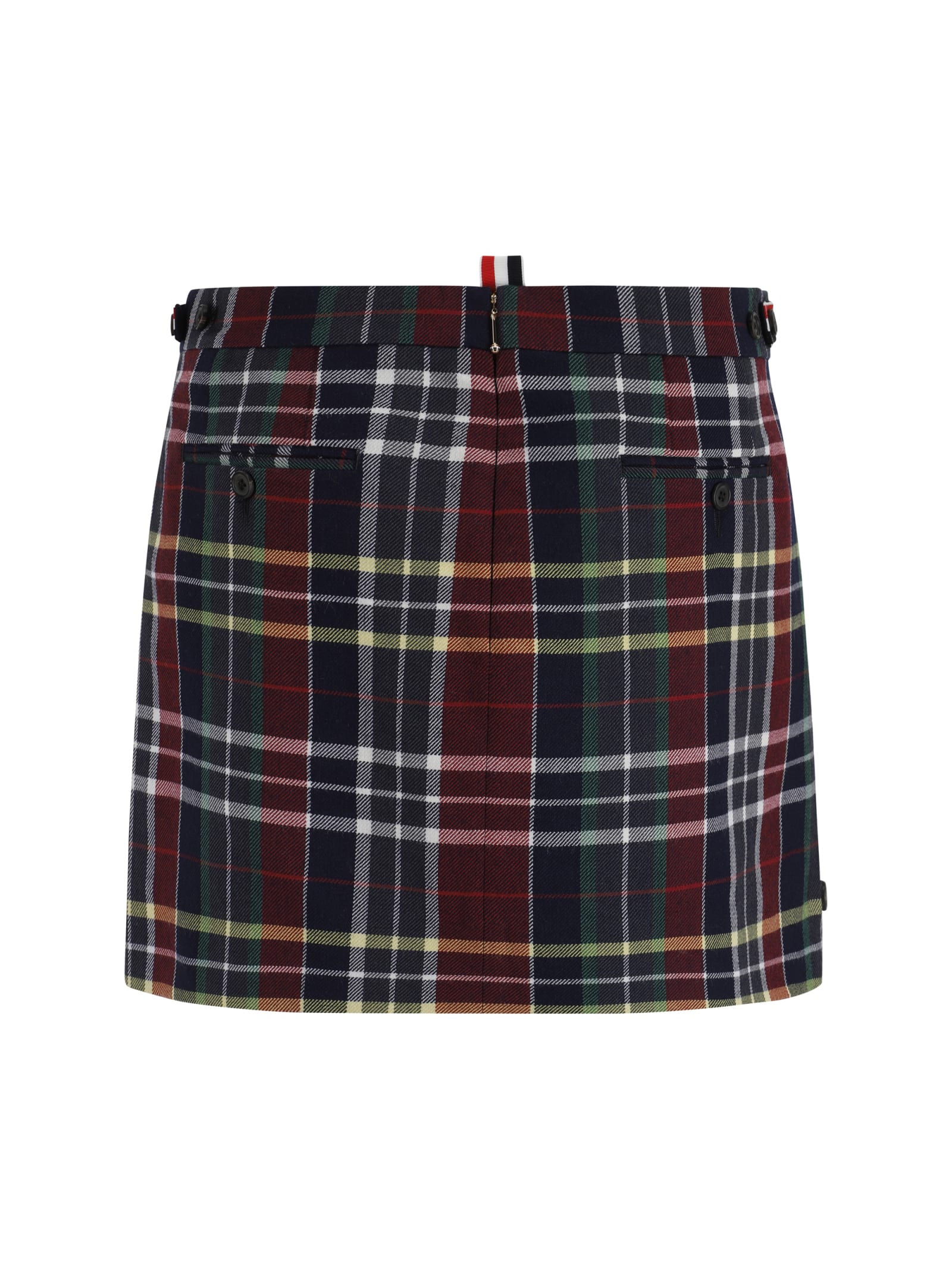 Shop Thom Browne Mini Skirt In Seasonal Multi