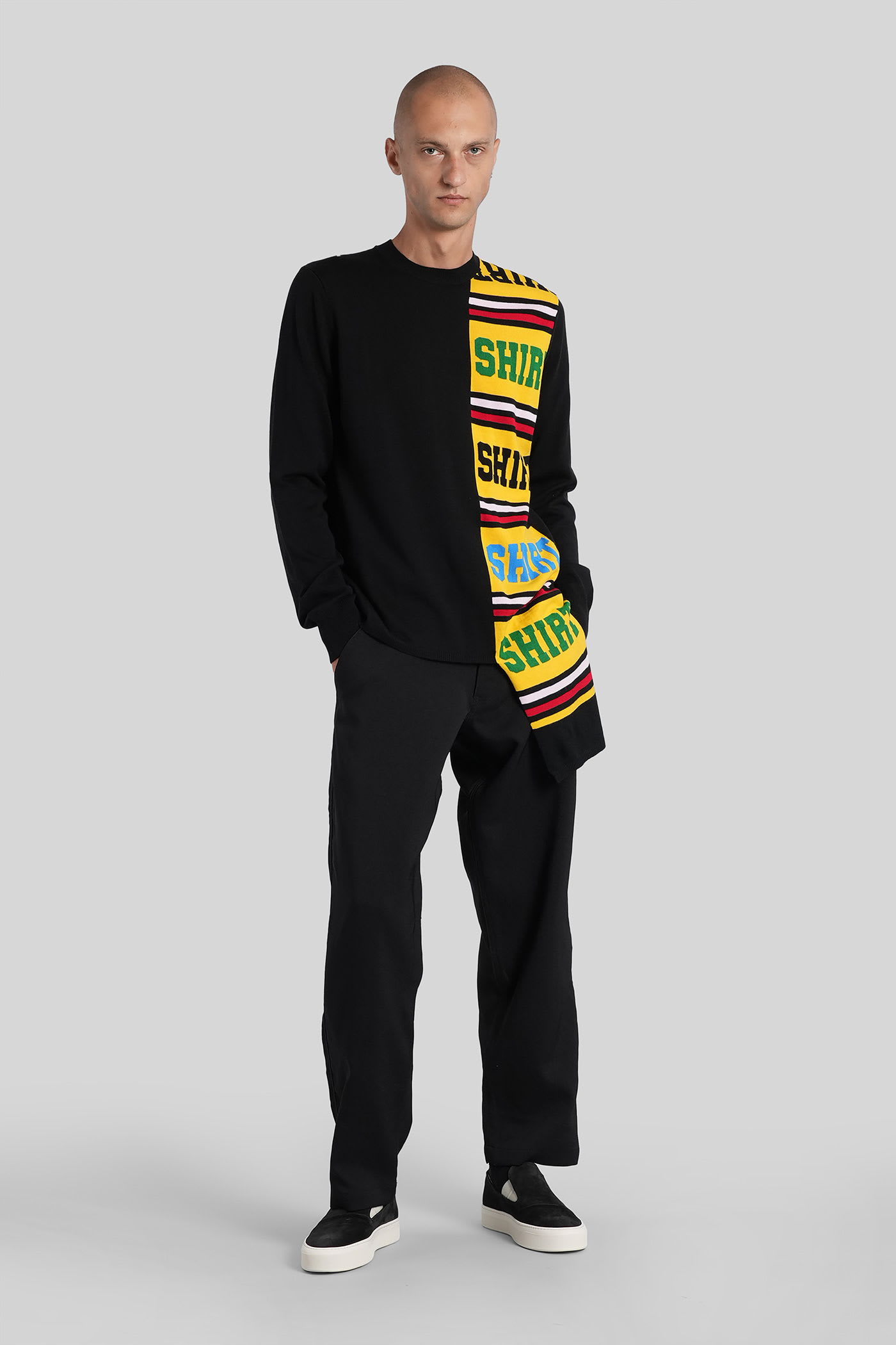 Comme Des Garçons Shirt Pants In Black Polyester In Black