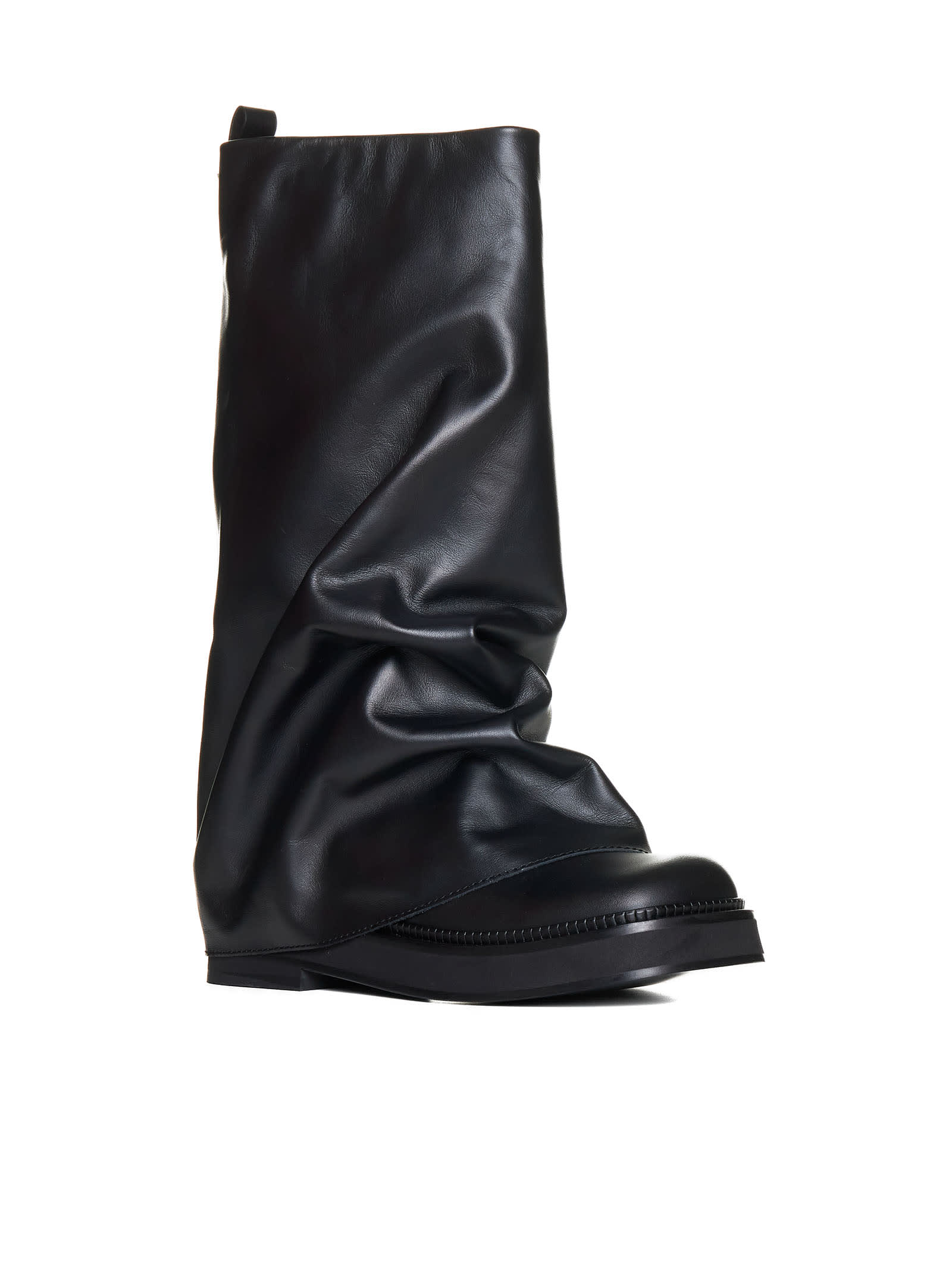 Shop Attico Boots In Black