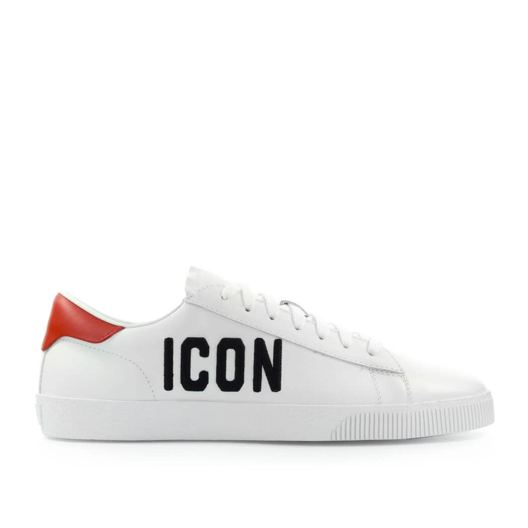 Dsquared2 Icon Cassetta White Red Sneaker