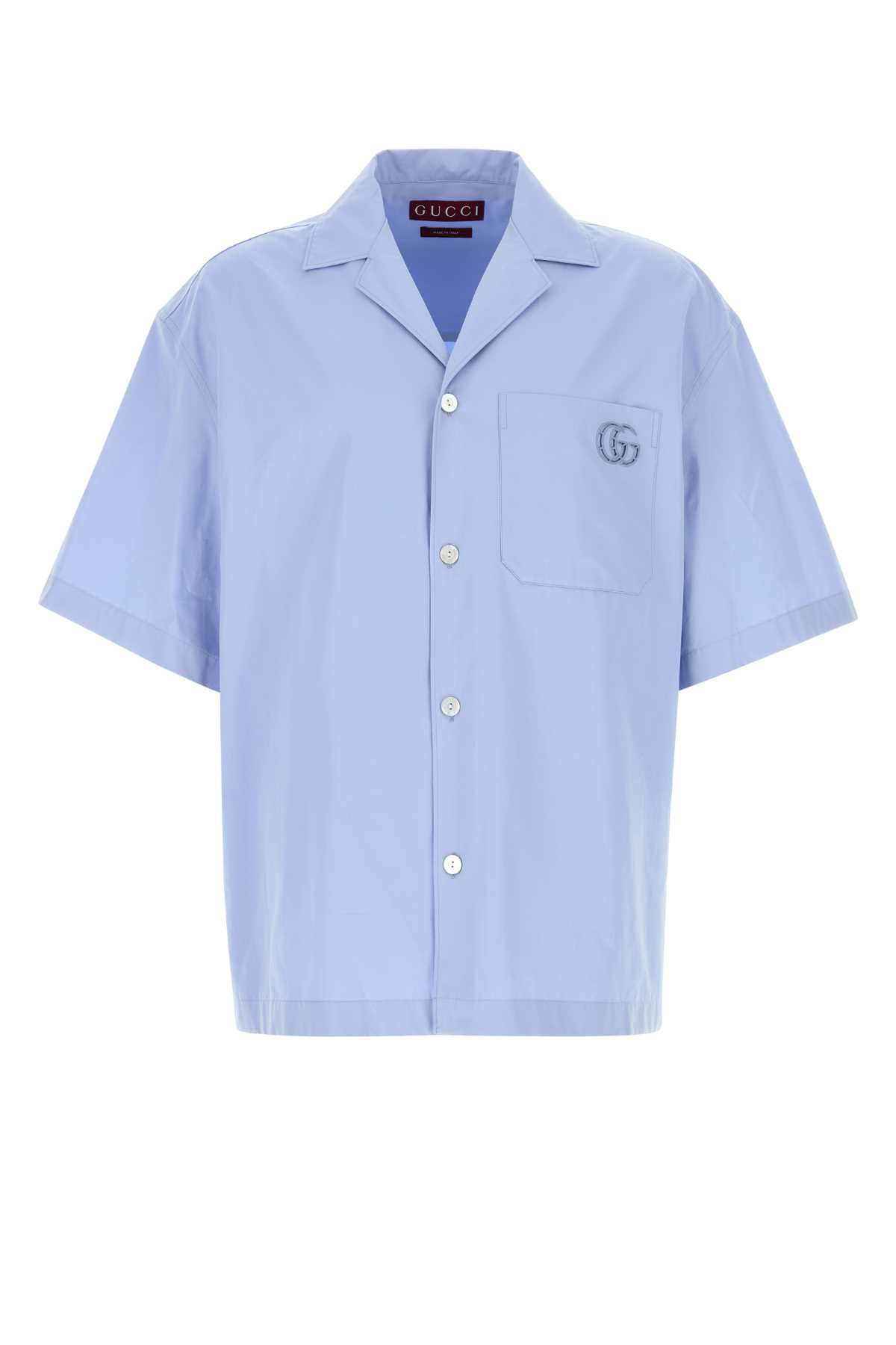 Prada Powder Blue Poplin Shirt