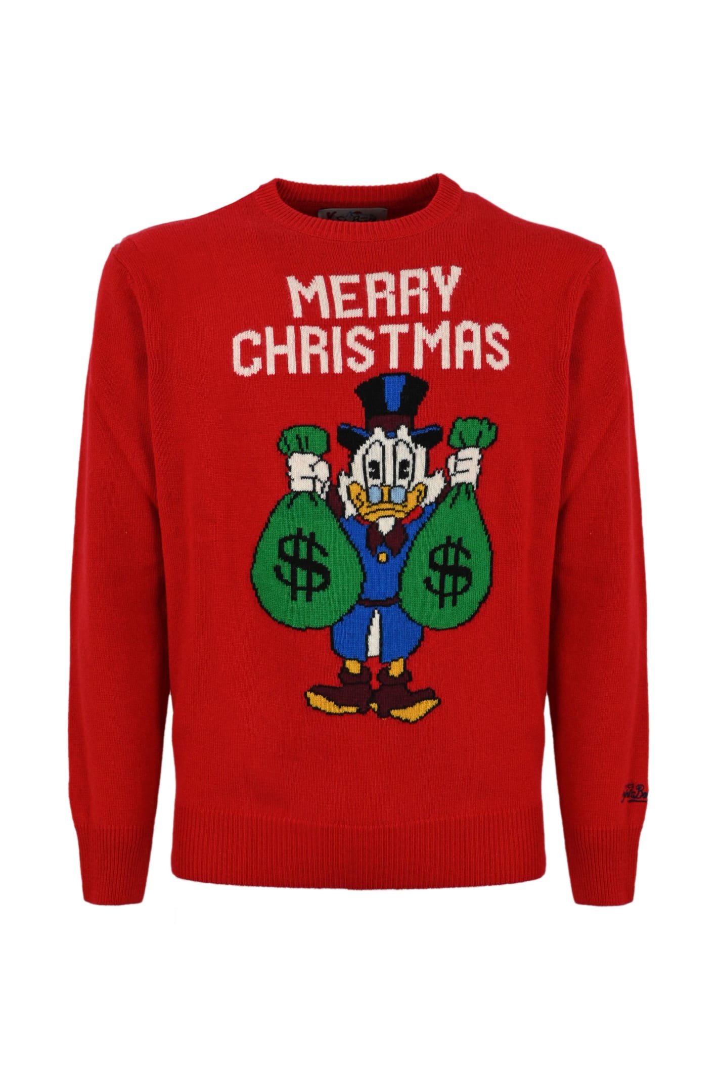 MC2 Saint Barth Mens Sweater With Uncle Scrooge Print Disney Special Edition