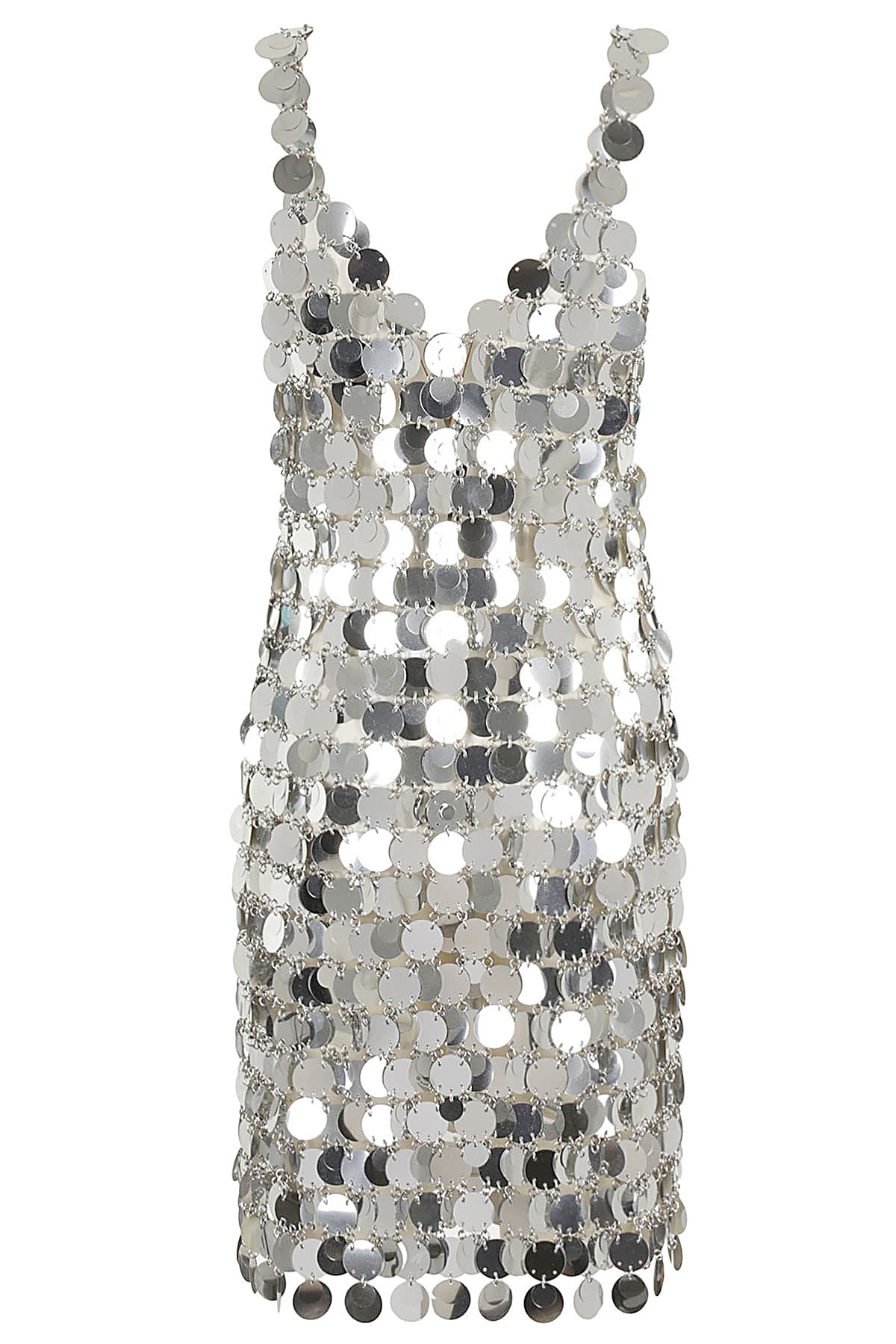 Shop Rabanne Robe In Silver