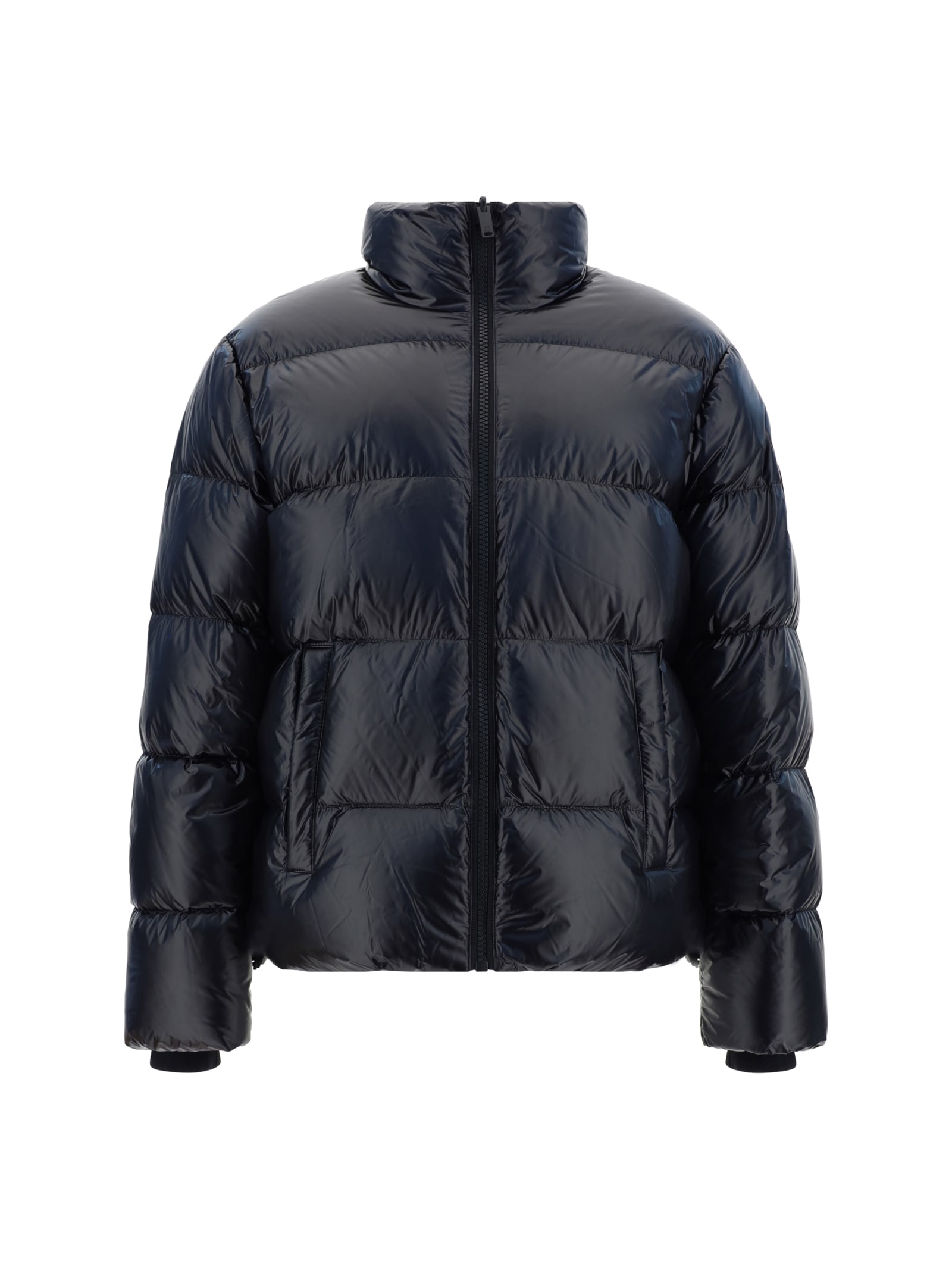 Shop Moose Knuckles Kings Down Jacket In Nero