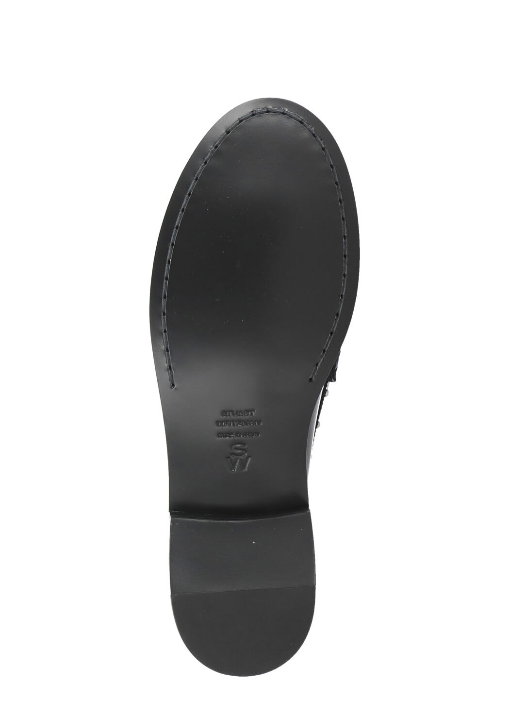 Stuart Weitzman Lottie Sostud Loafers In Black