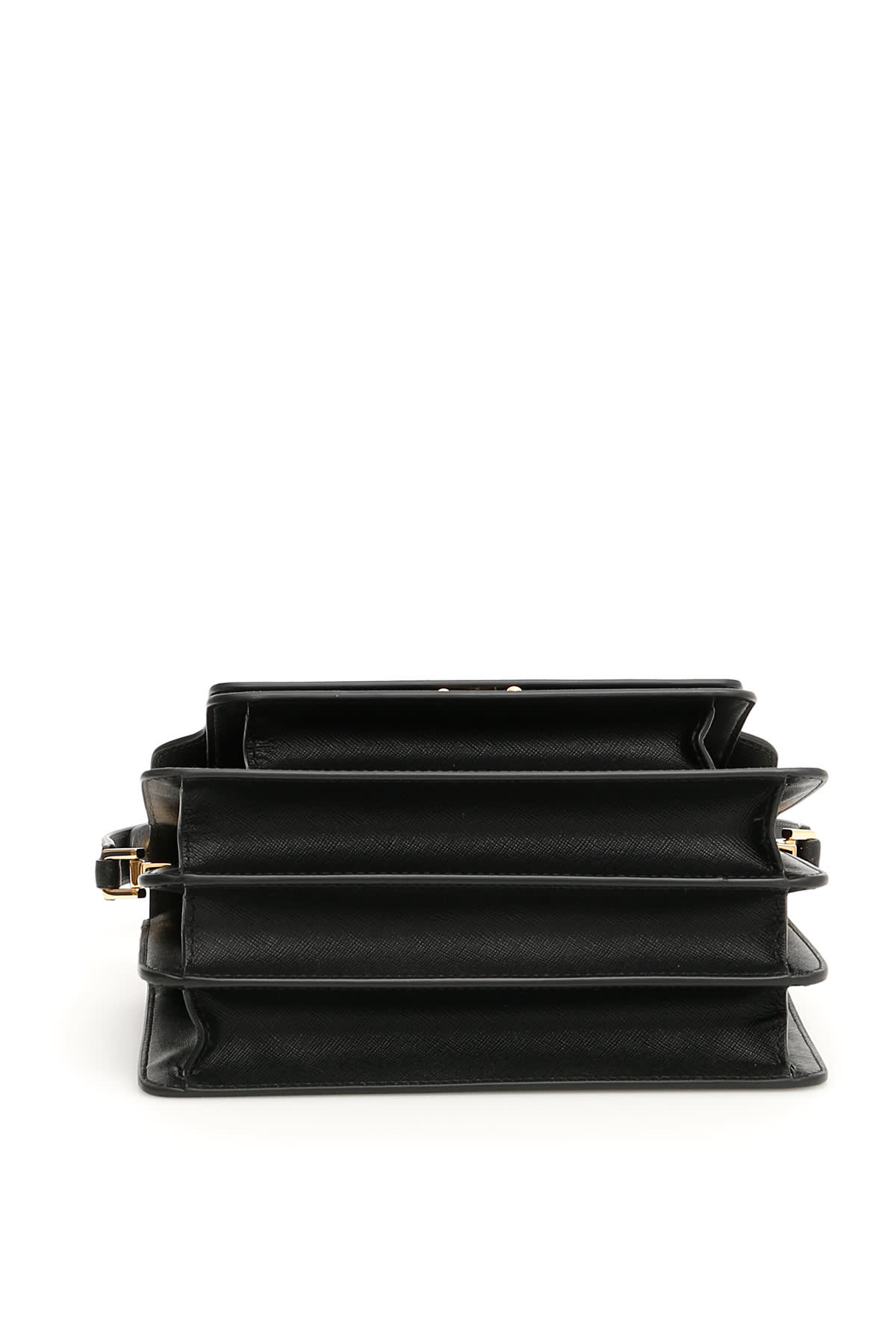 Shop Marni Trunk Medium Bag  In Black