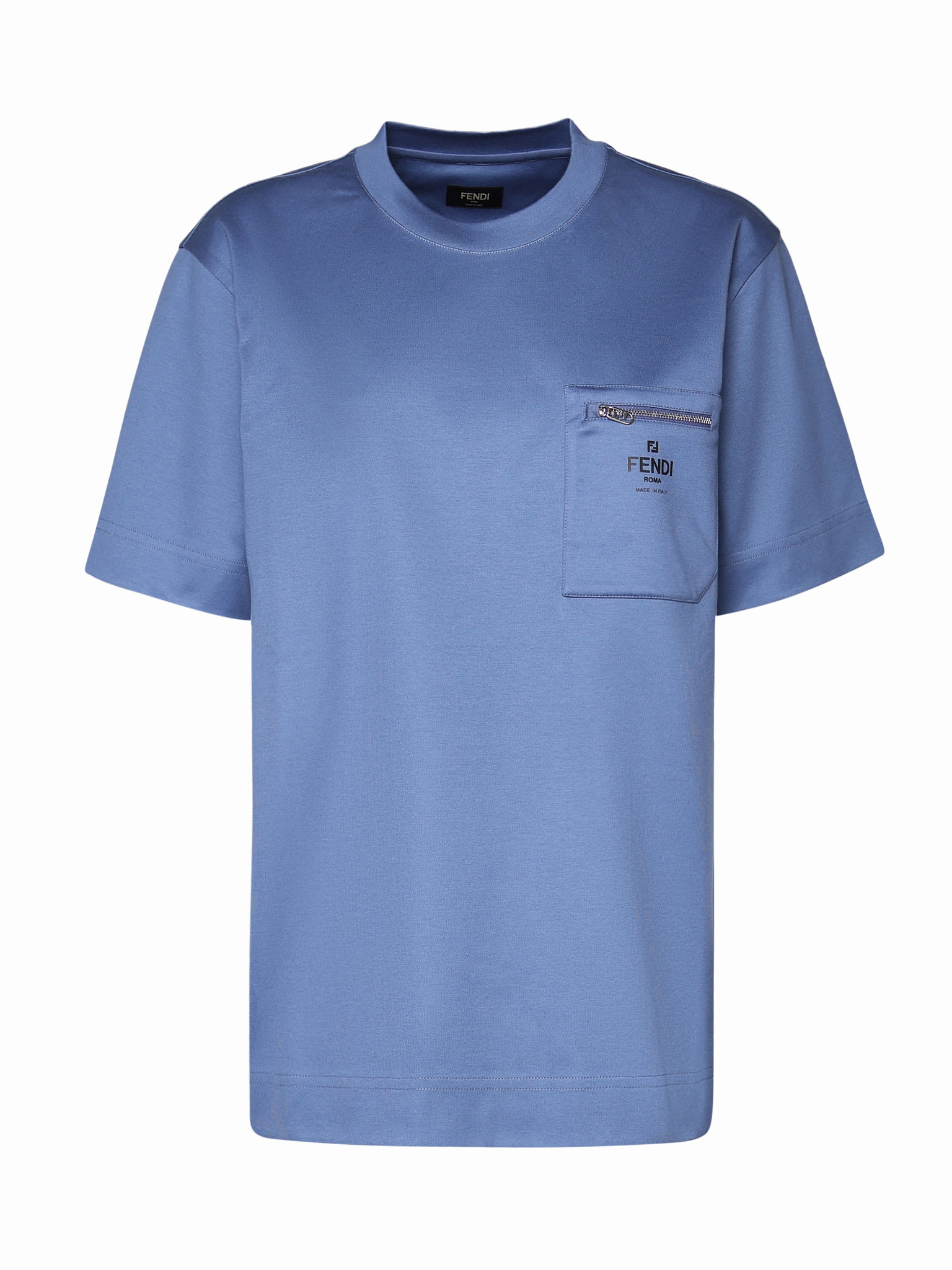 FENDI AIR FORCE COTTON T-SHIRT