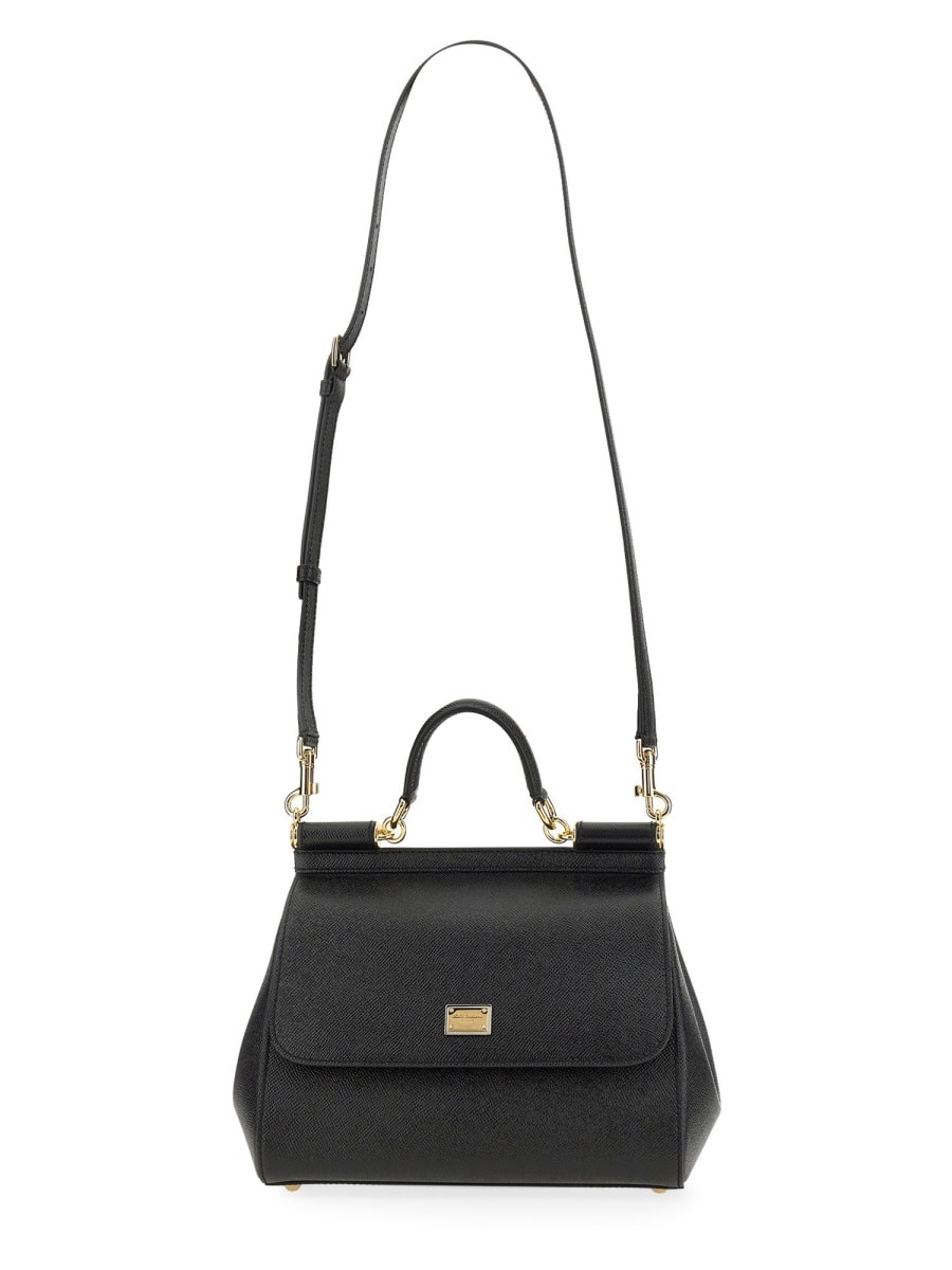 Shop Dolce & Gabbana Bag Sicily In Black