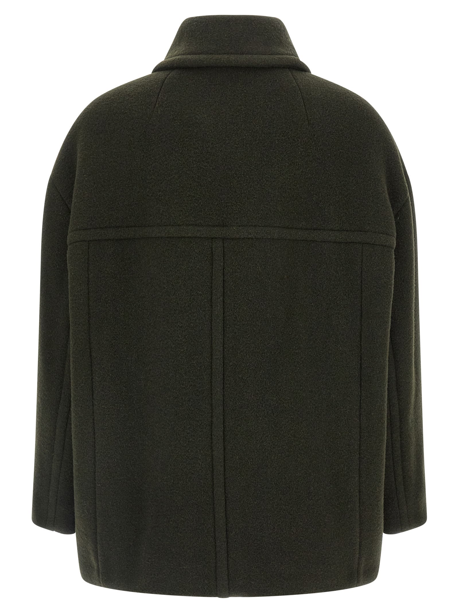 Isabel Marant Fiby Coat In Green