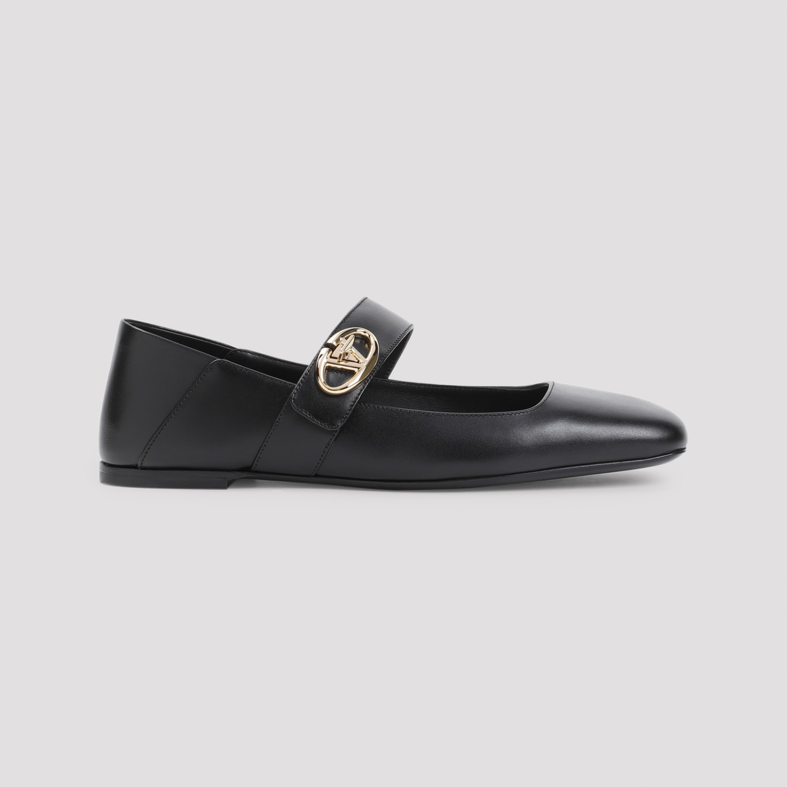 Shop Valentino Vlogo Locker Ballerinas In No Nero