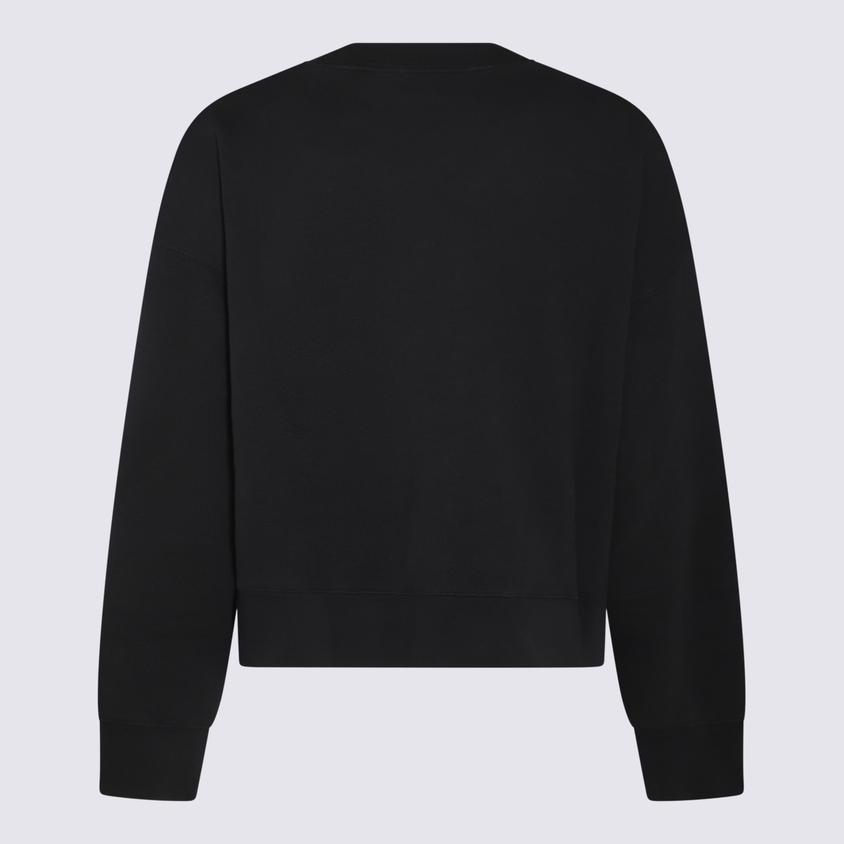 Palm Angels Black Multicolour Cotton Sweatshirt