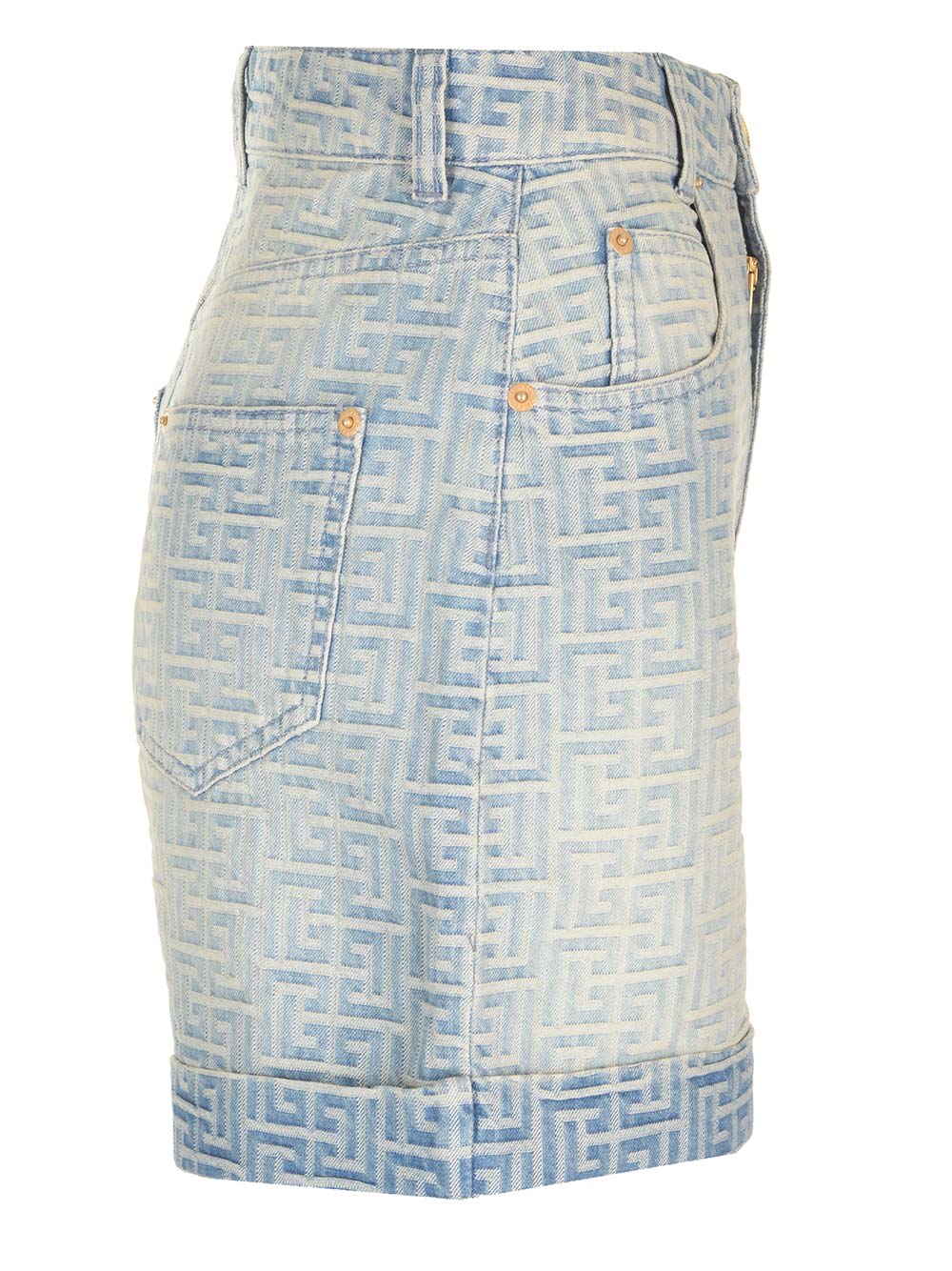 BALMAIN HIGH-WAISTED SHORTS