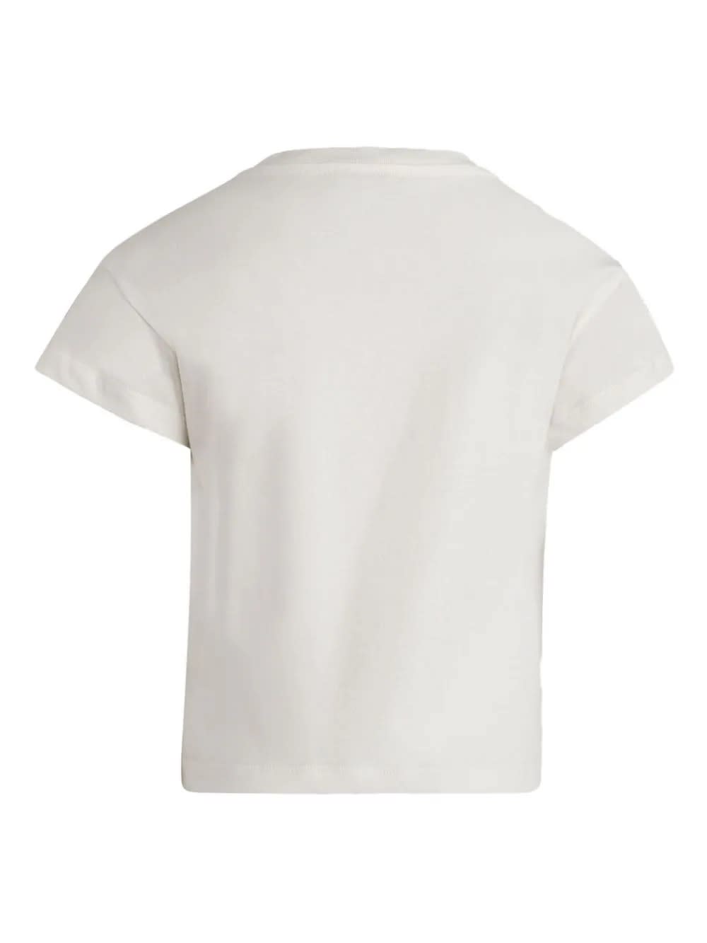 Shop Etro White T-shirt With Embroidery On Neckline
