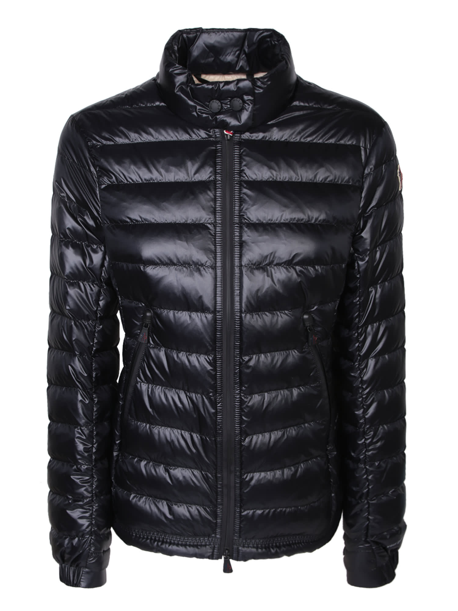 Shop Moncler Walibi Black Jacket