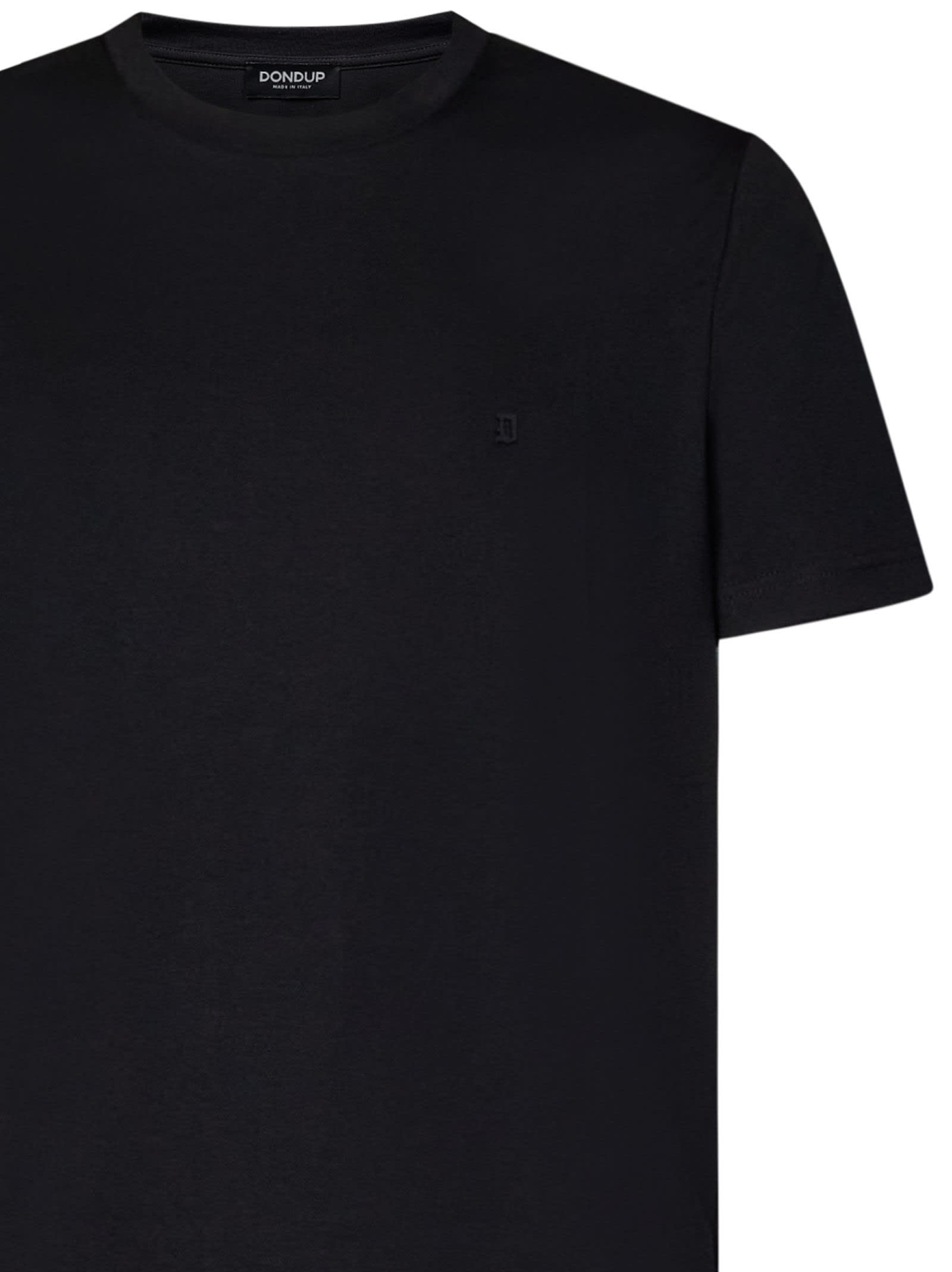 Shop Dondup T-shirt In Black