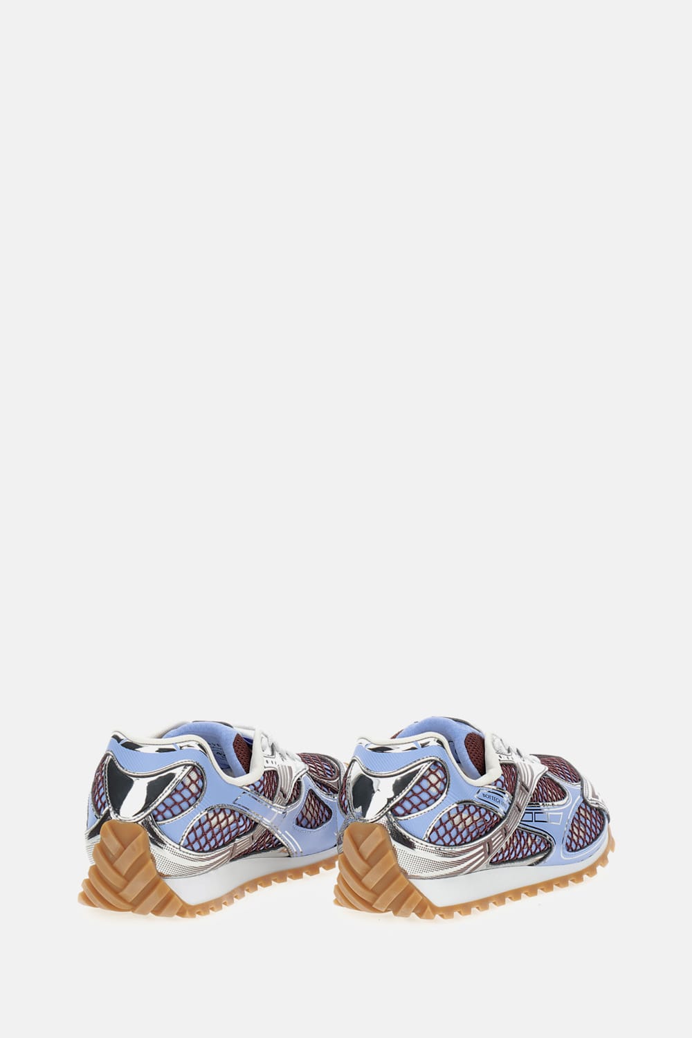 Bottega Veneta Technical Fabric And Mesh Orbit Sneakers In Multi
