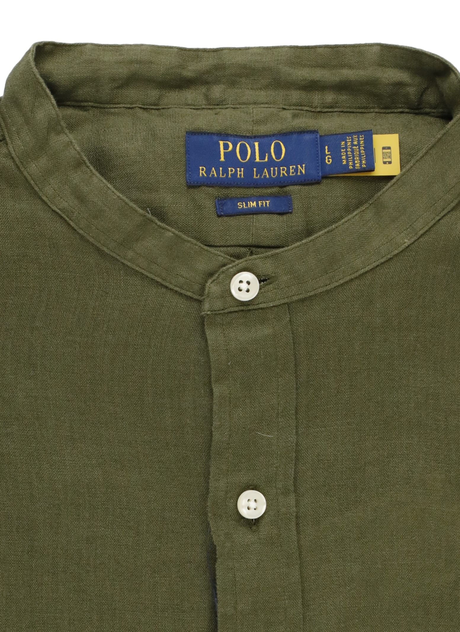 Shop Ralph Lauren Pony Linen Shirt In Green