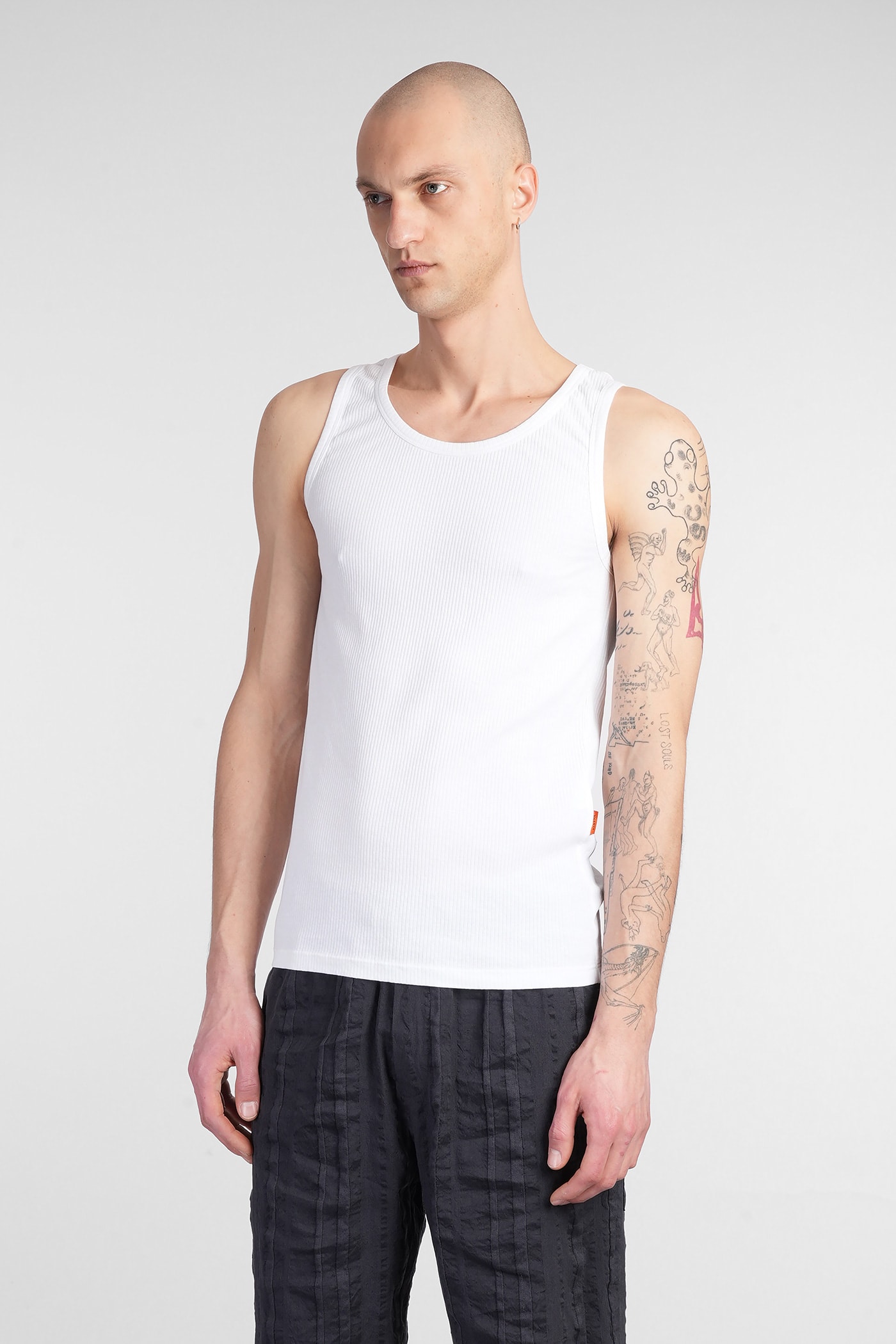 Shop Barena Venezia Solio Tank Top In White Cotton