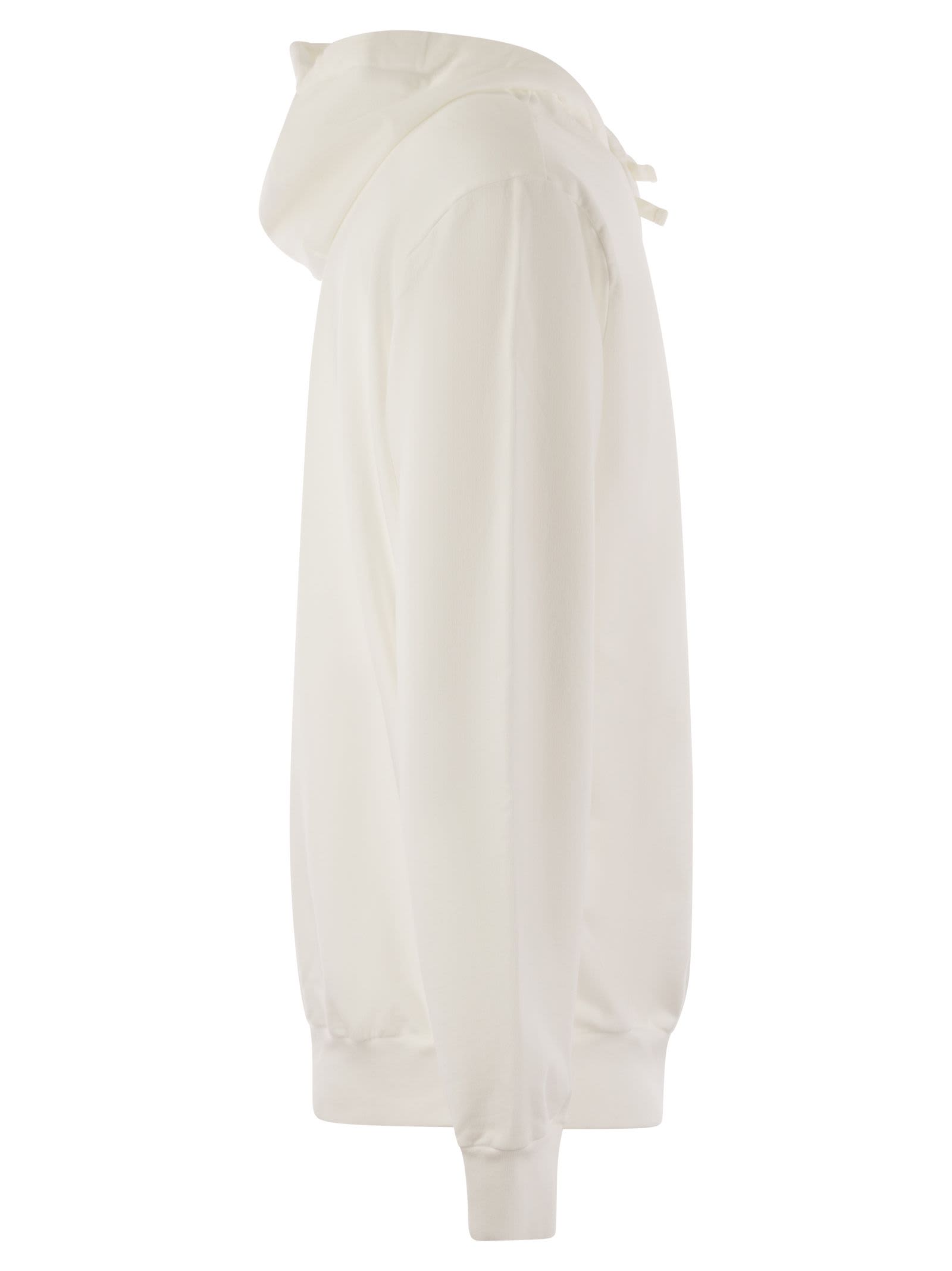 Shop Premiata Sweatshirt Pr352230 With Hood In White