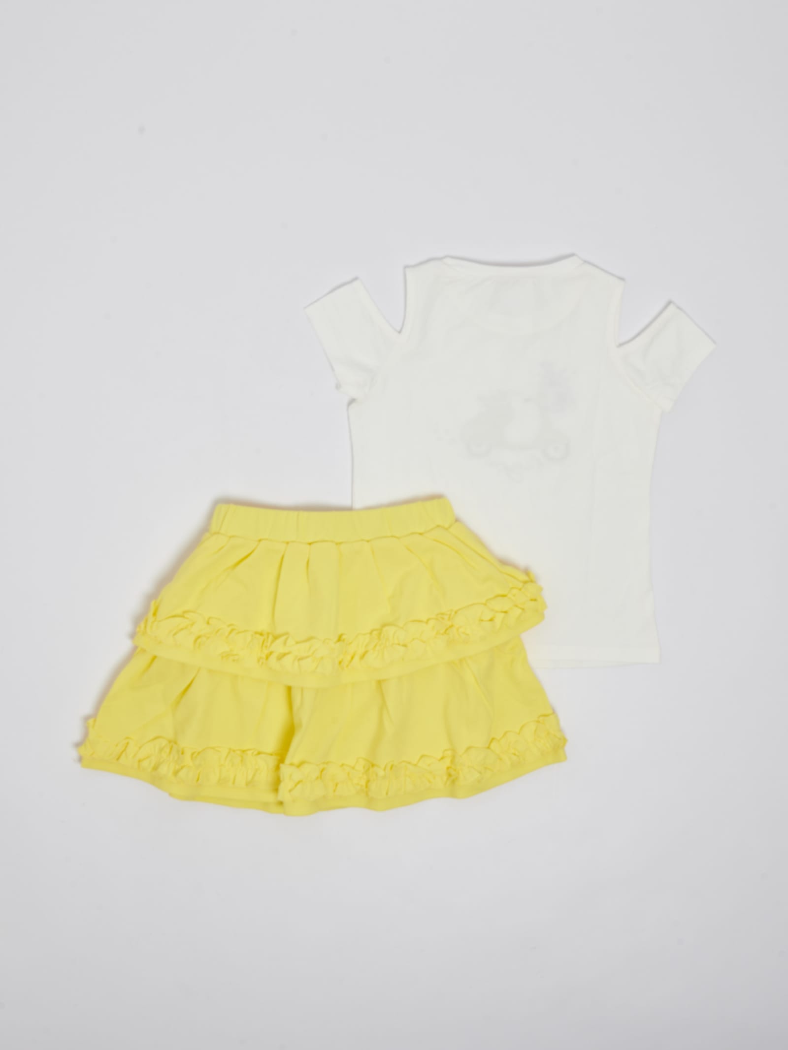 Shop Liu •jo Suits Suit (tailleur) In Bianco-giallo