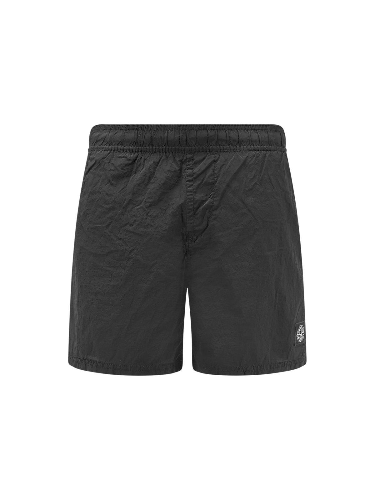 Logo Patch Swim Shorts