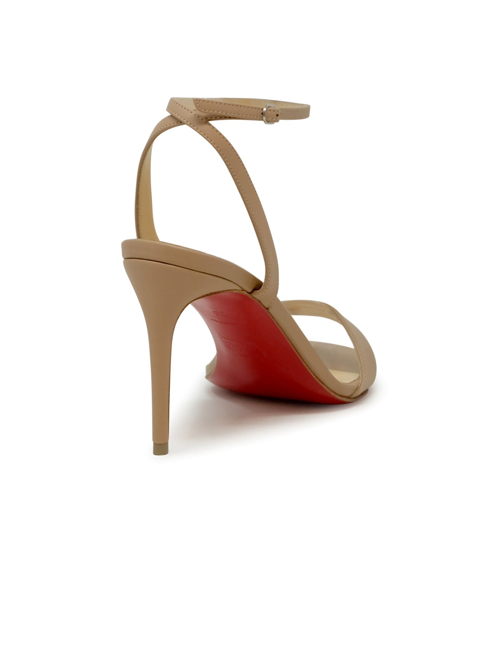 Christian Louboutin Nude Nappa Loubigirl 85 Sandals