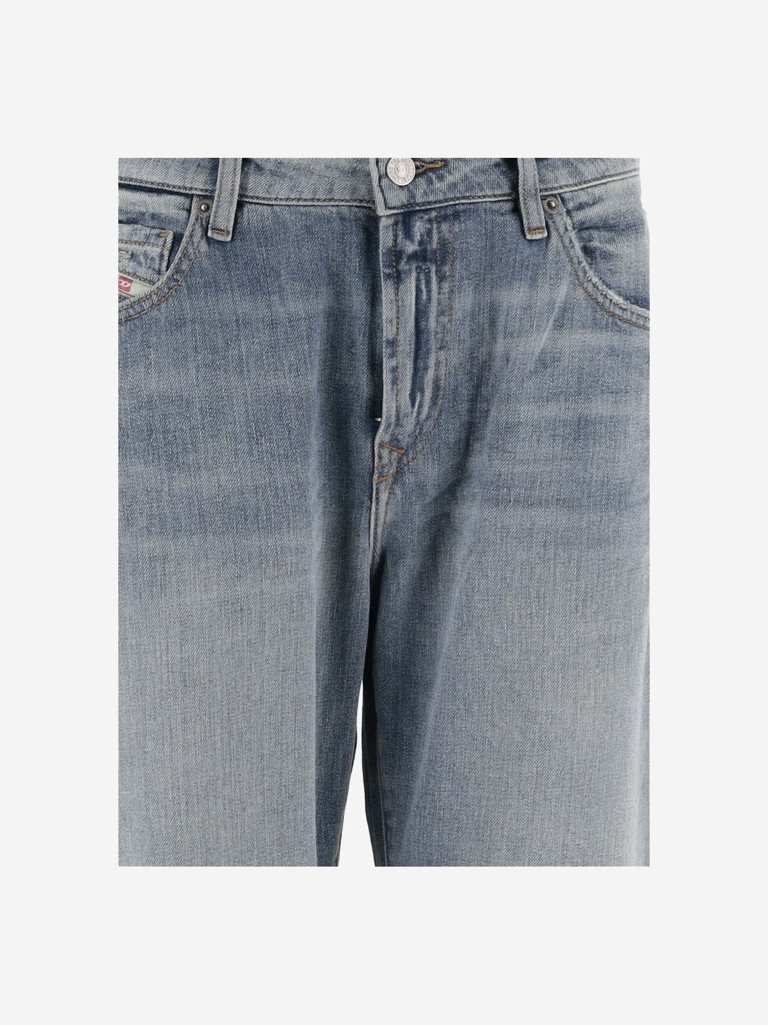 Shop Diesel Cotton Denim Jeans